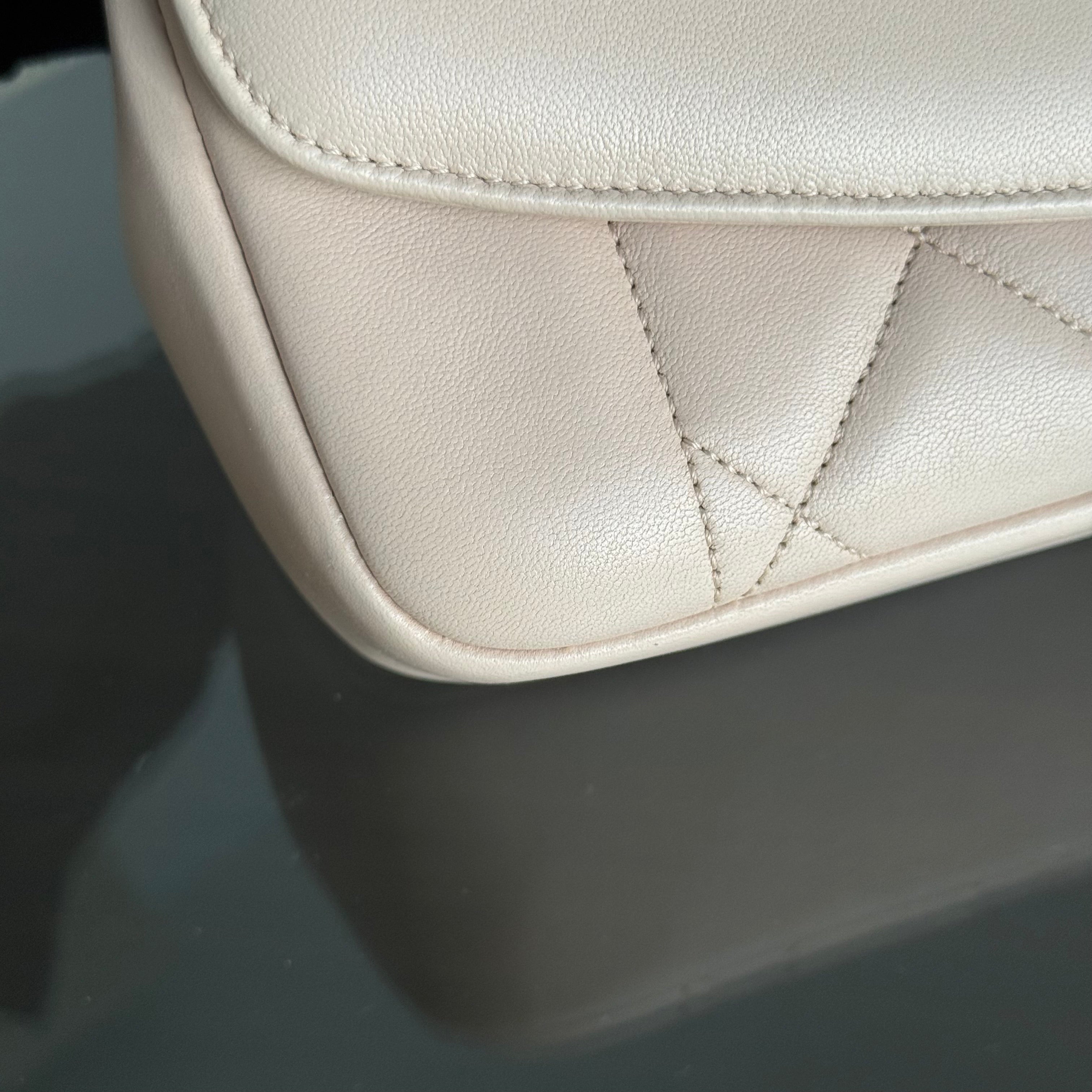 Chanel Diana Reissue - Quilted Lambskin 28CM Light Pink Gold Hardware Series 20