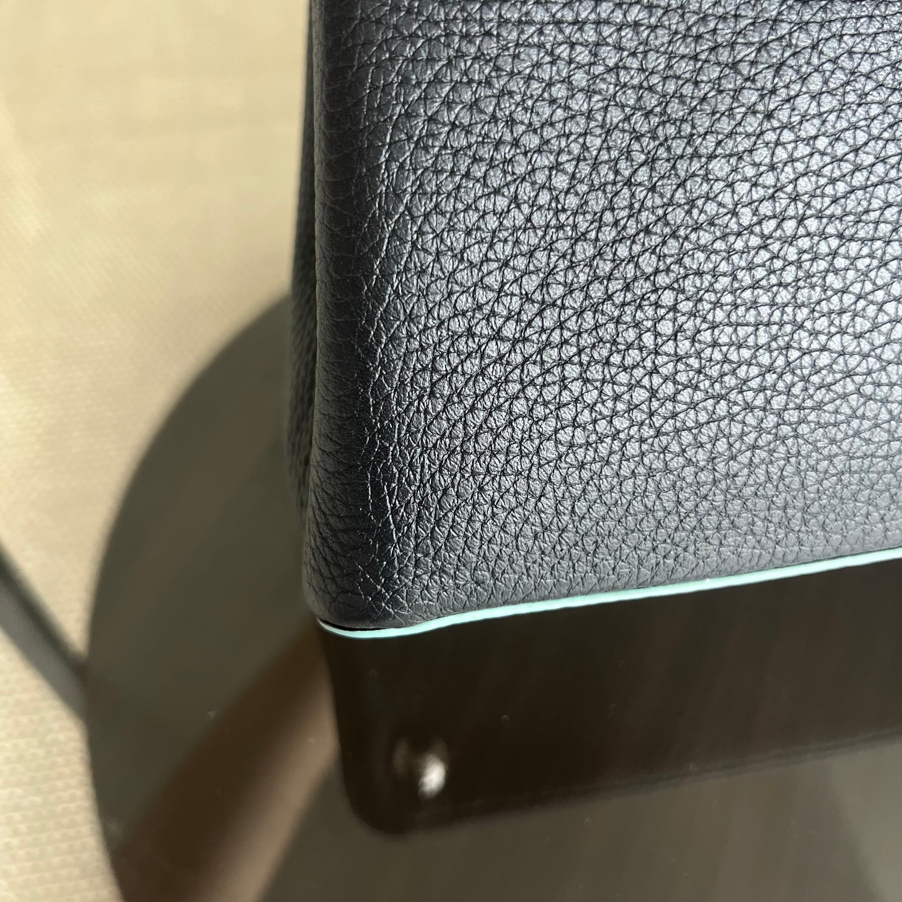 Louis Vuitton Capucines BB - Grained Calfskin Taurillon Noir Black Silver Hardware