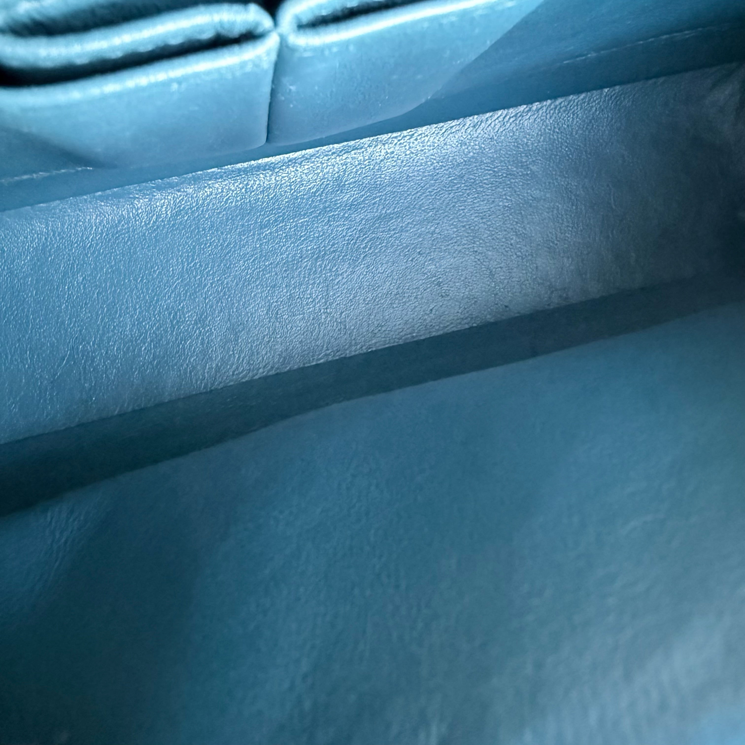 Chanel Classic Flap Medium - Caviar 25CM Quilted Blue Gold Hardware Series 20