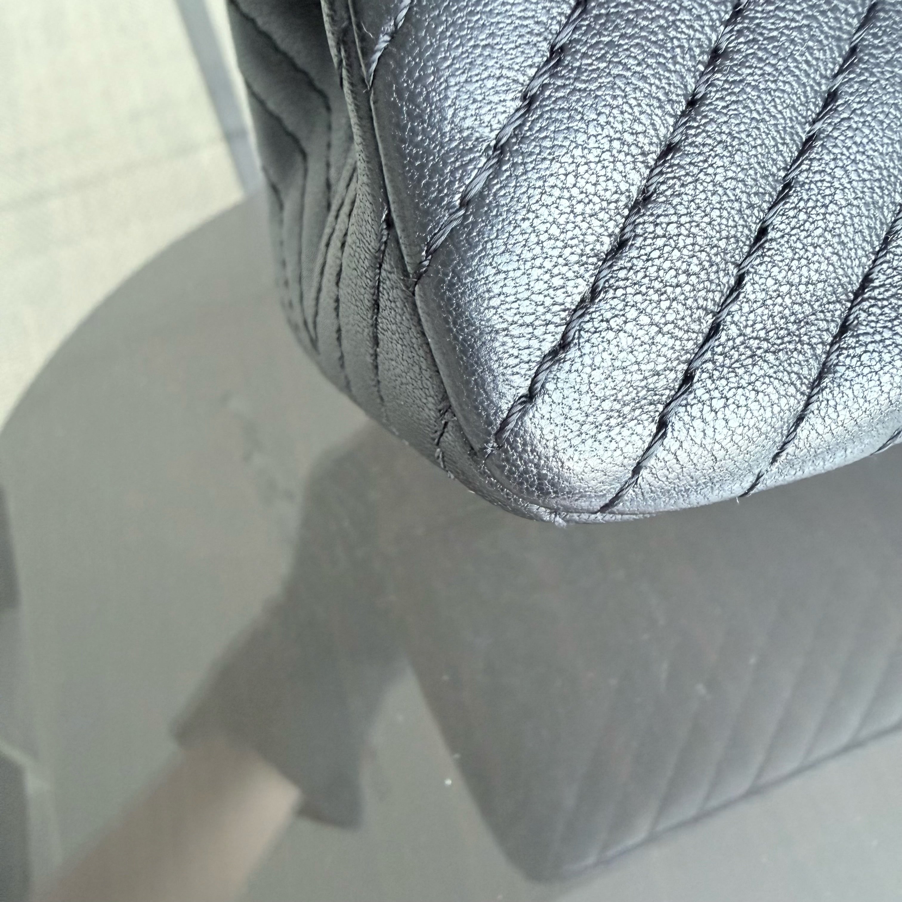 Chanel 2.55 Reissue 226 - 28CM Chevron Aged Calfskin Black Gold Hardware Series 23