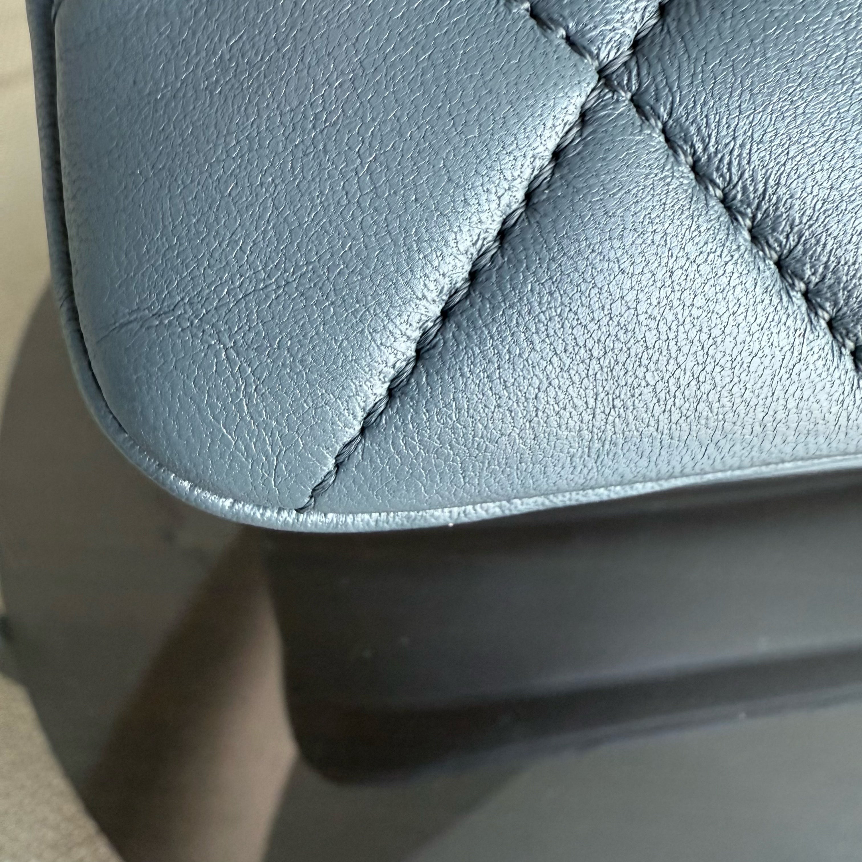 Chanel Trendy CC Small - Quilted Lambskin Haze Blue Gold Hardware Series 26