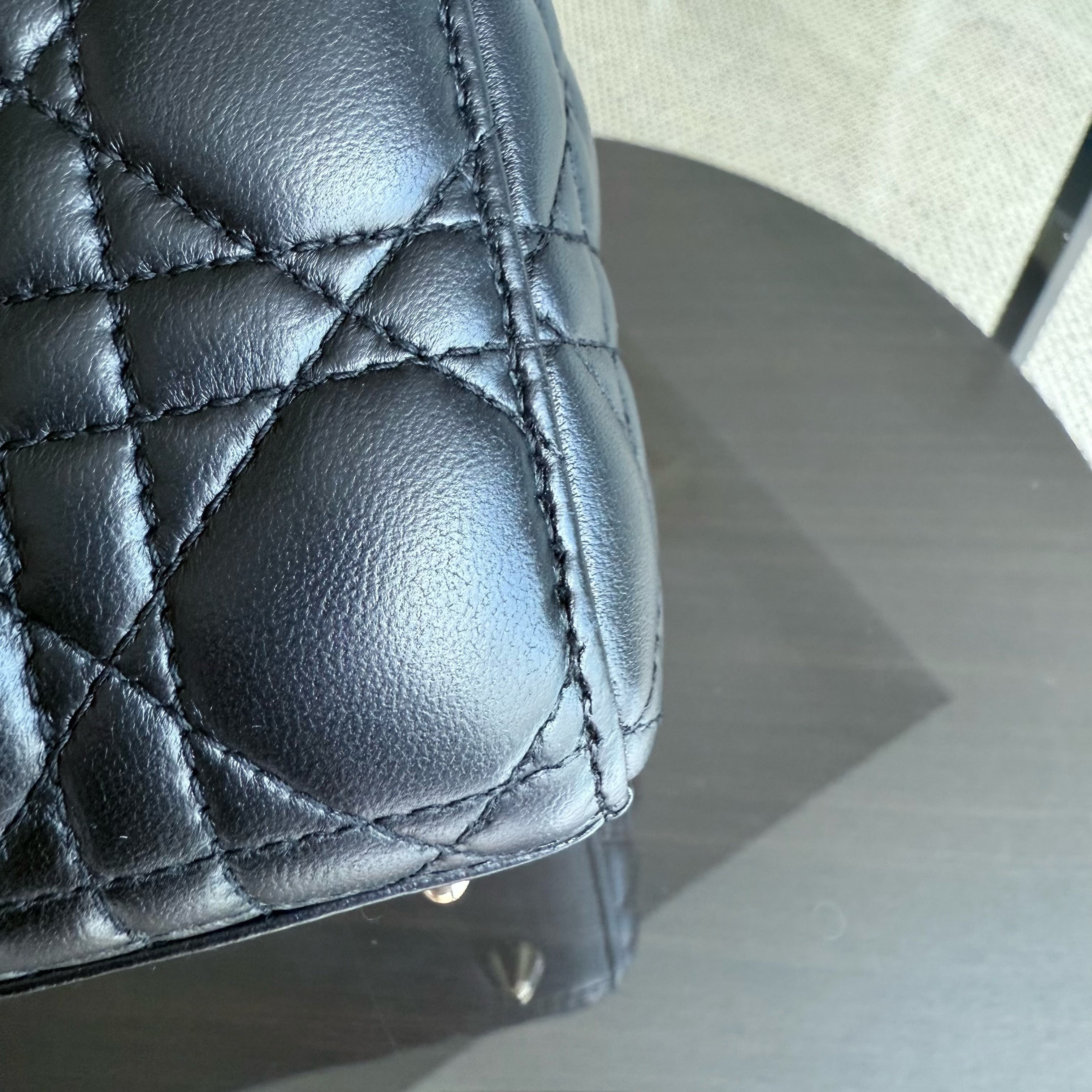 Dior Lady Small ABC - Cannage Lambskin MyABC Black Gold Hardware