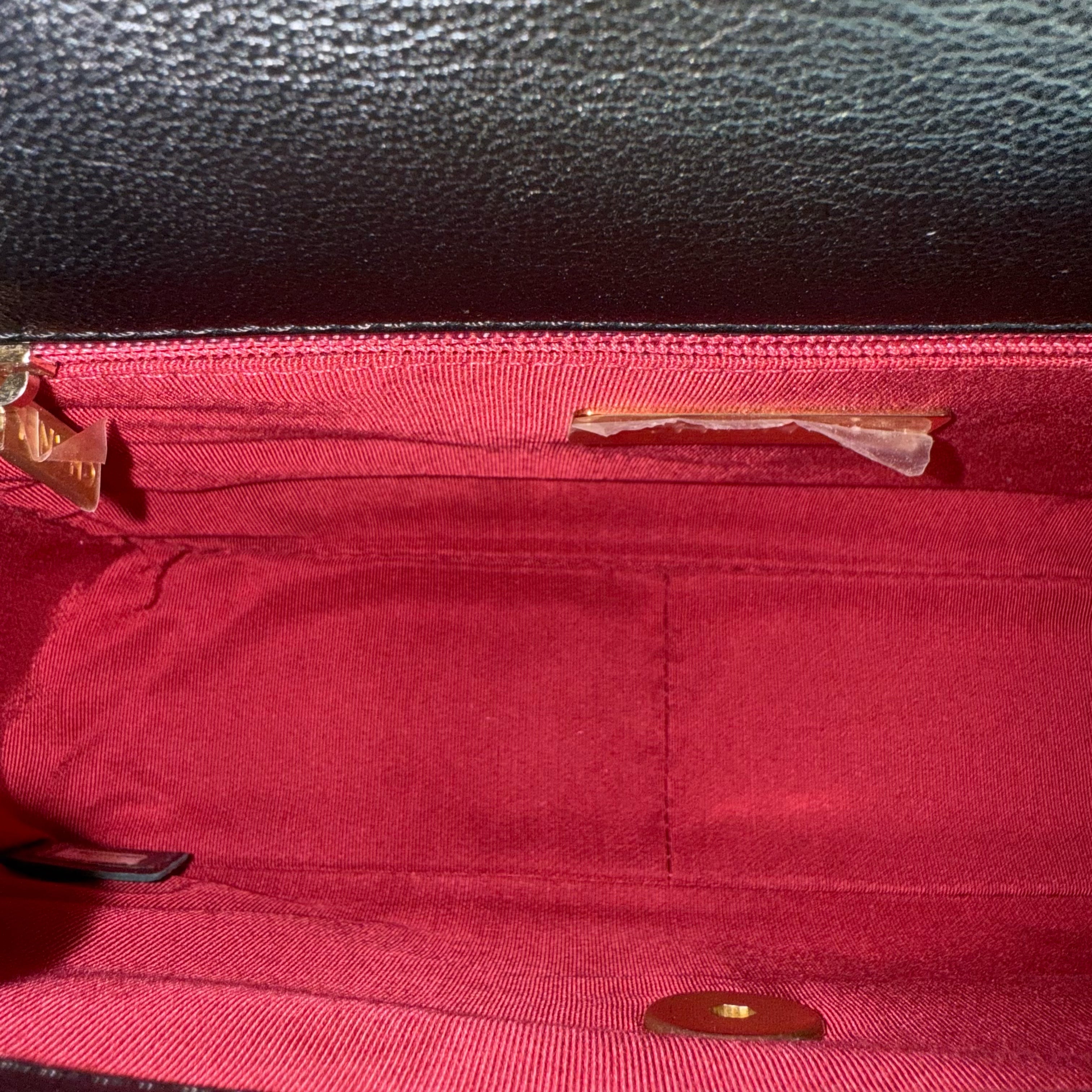 Chanel 19 Bag Small C19 - Quilted Goatskin Black Gold Two-tone Hardware Series 30