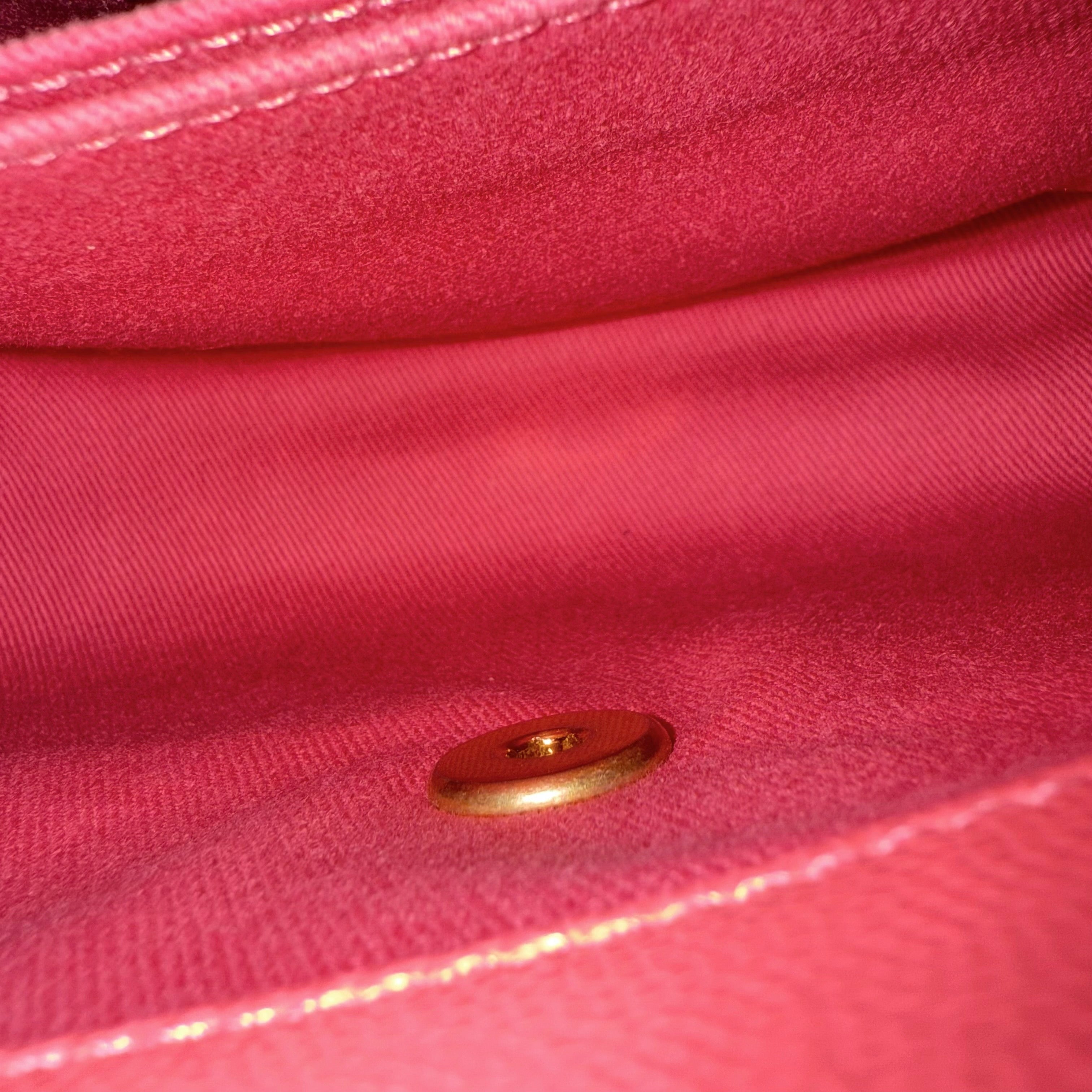 Chanel Coco Handle Small - Caviar Quilted Pink Gold Hardware Series 27