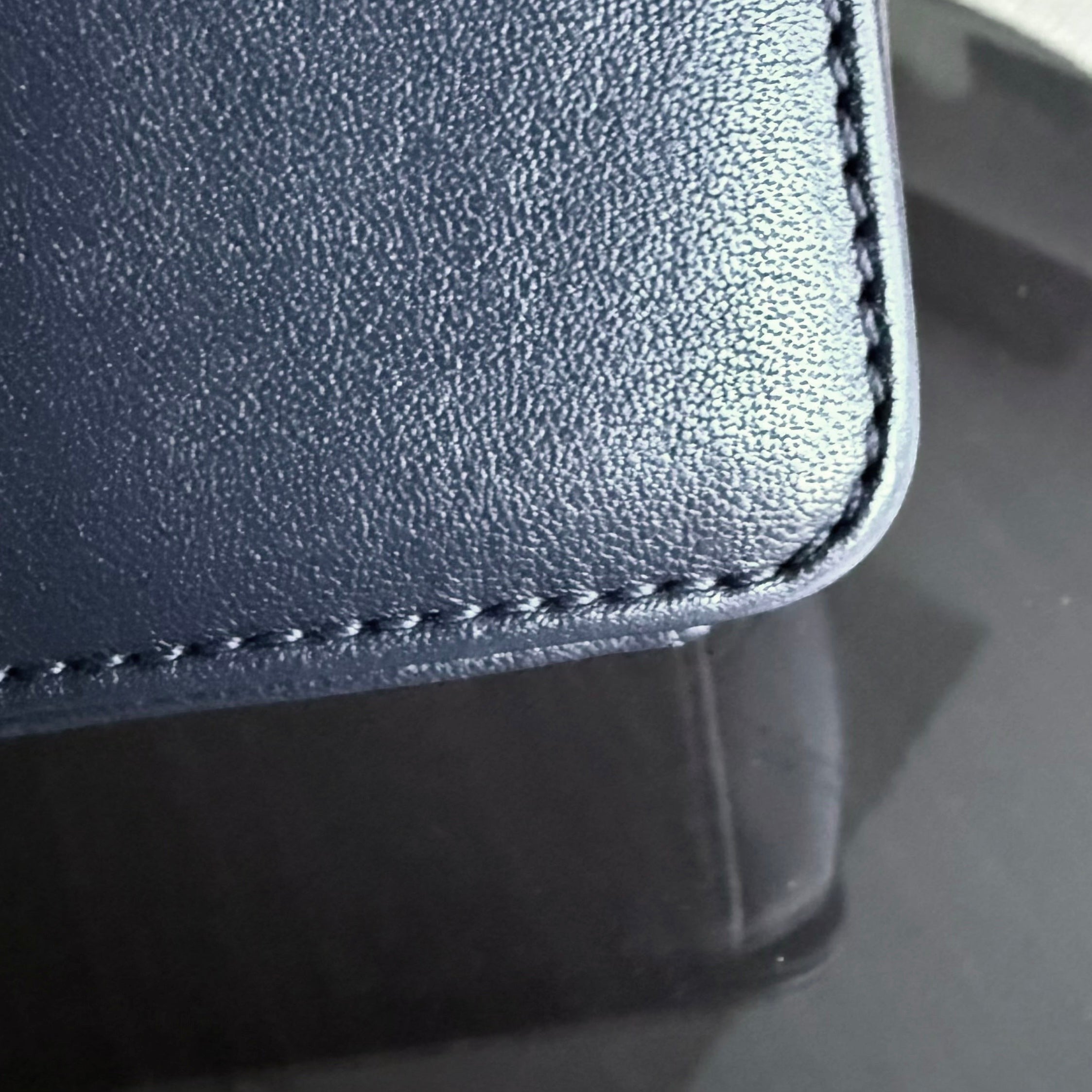 Chanel Seasonal Flap Mademoiselle - 28CM Quilted Lambskin Midnight Blue Gold Hardware Series 23