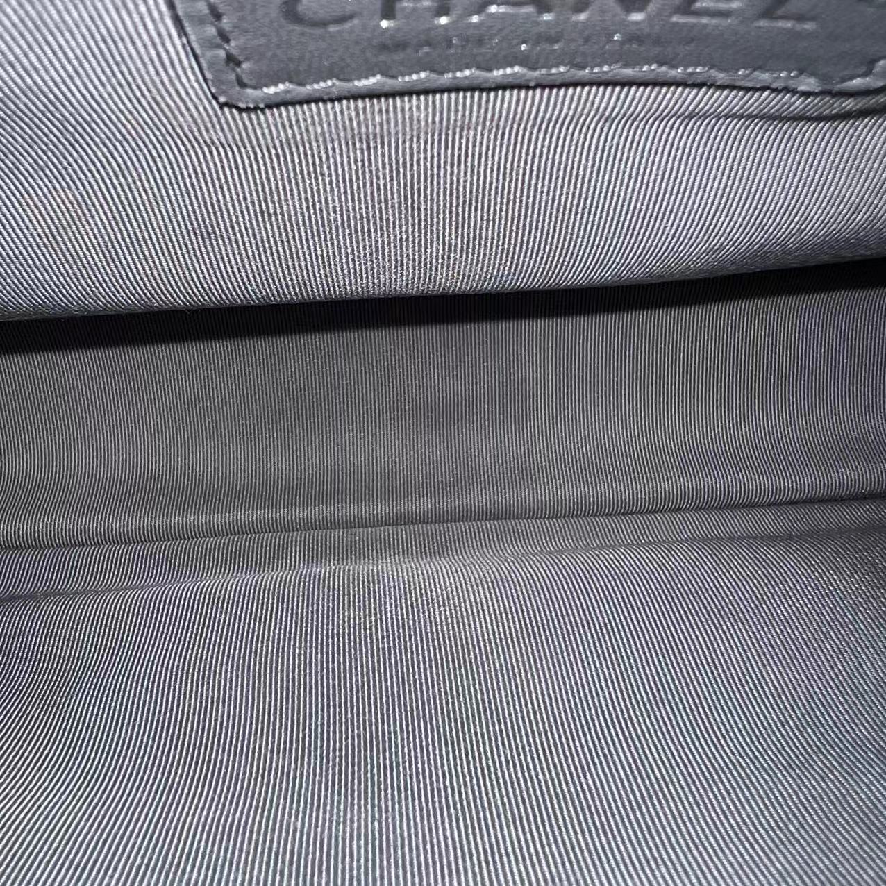 Caviar French Riviera Medium 25CM Dark Grey Gray Silver Hardware Series 19