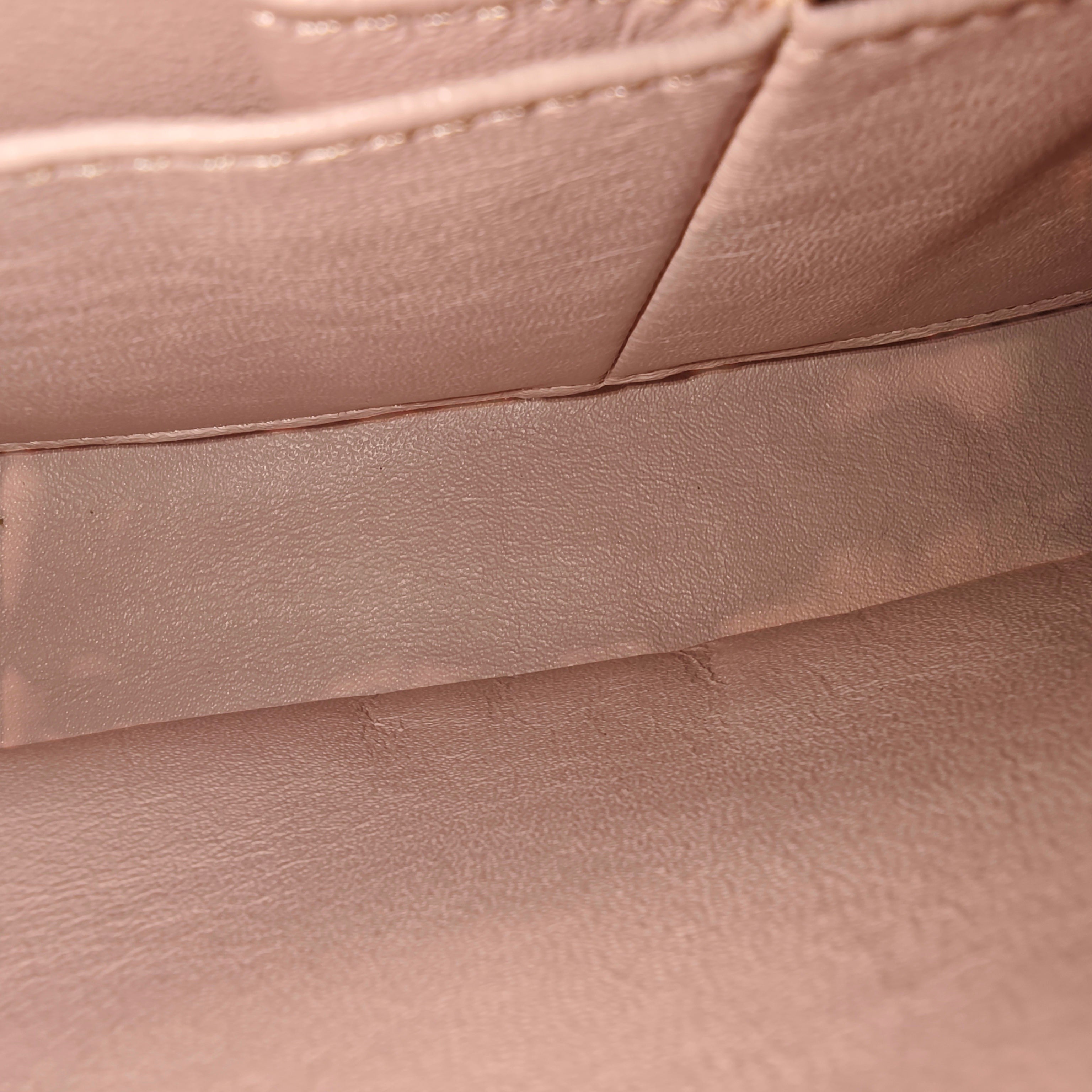 Chanel Classic Flap Medium - 25CM Quilted Lambskin Light Sakura Pink Silver Hardware Series 25