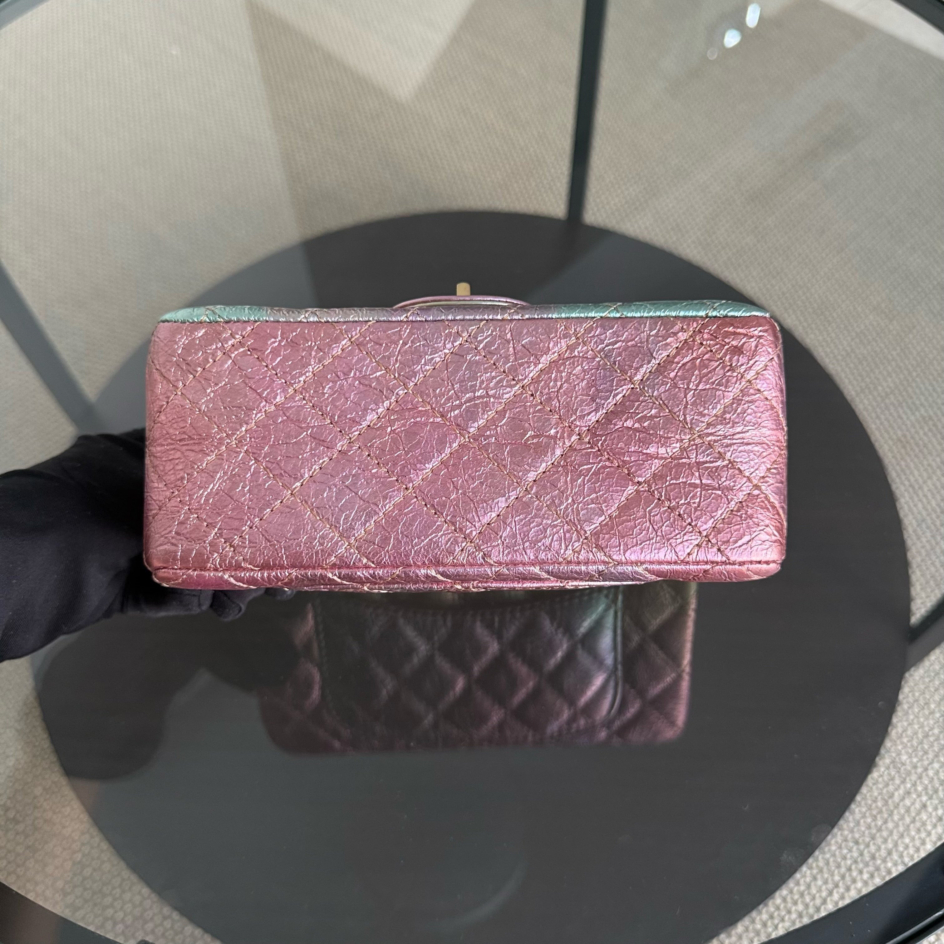 Chanel 2.55 Reissue Flap Mini - 20CM 20A Rainbow Metallic Distressed Calfskin LGHW