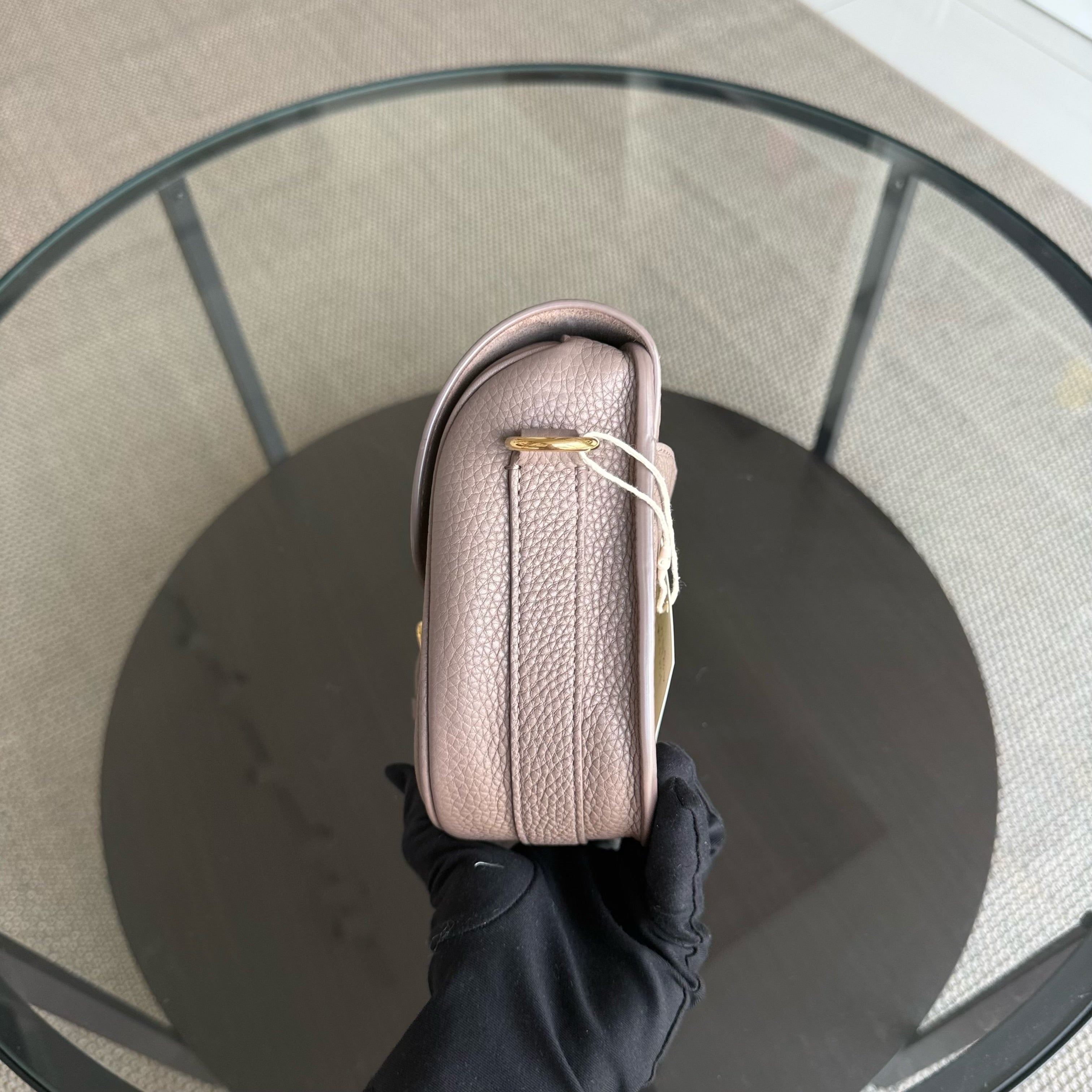 Dior Bobby Medium - Caviar Brown Gold Hardware