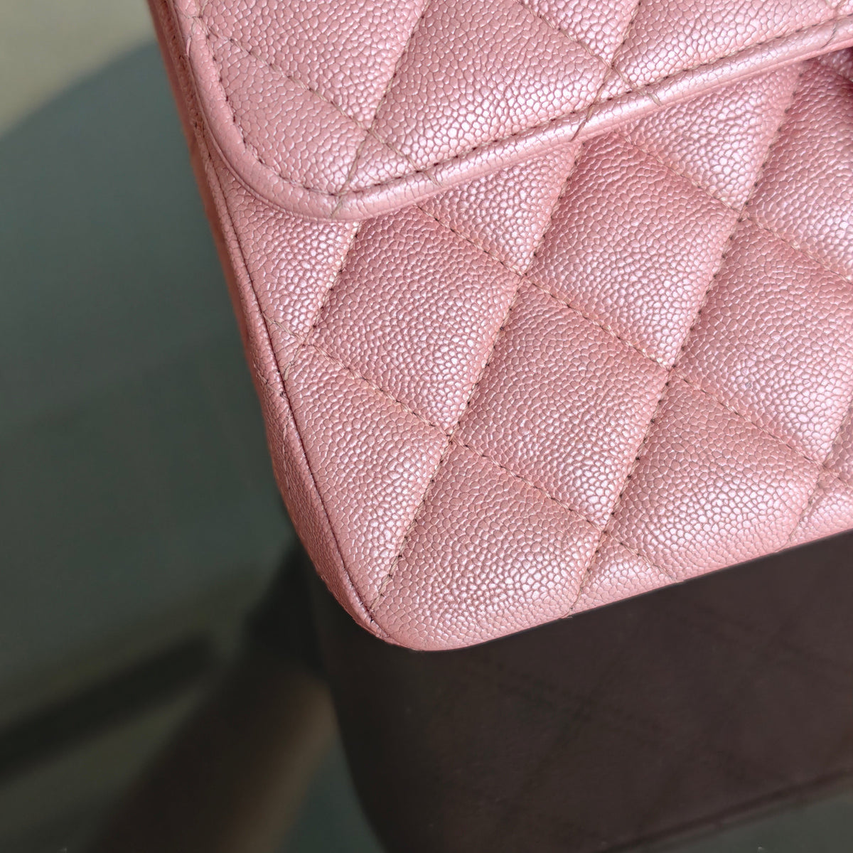 Chanel Classic Flap Small - Caviar 23CM Quilted Light Pink Gold Hardware Series 27