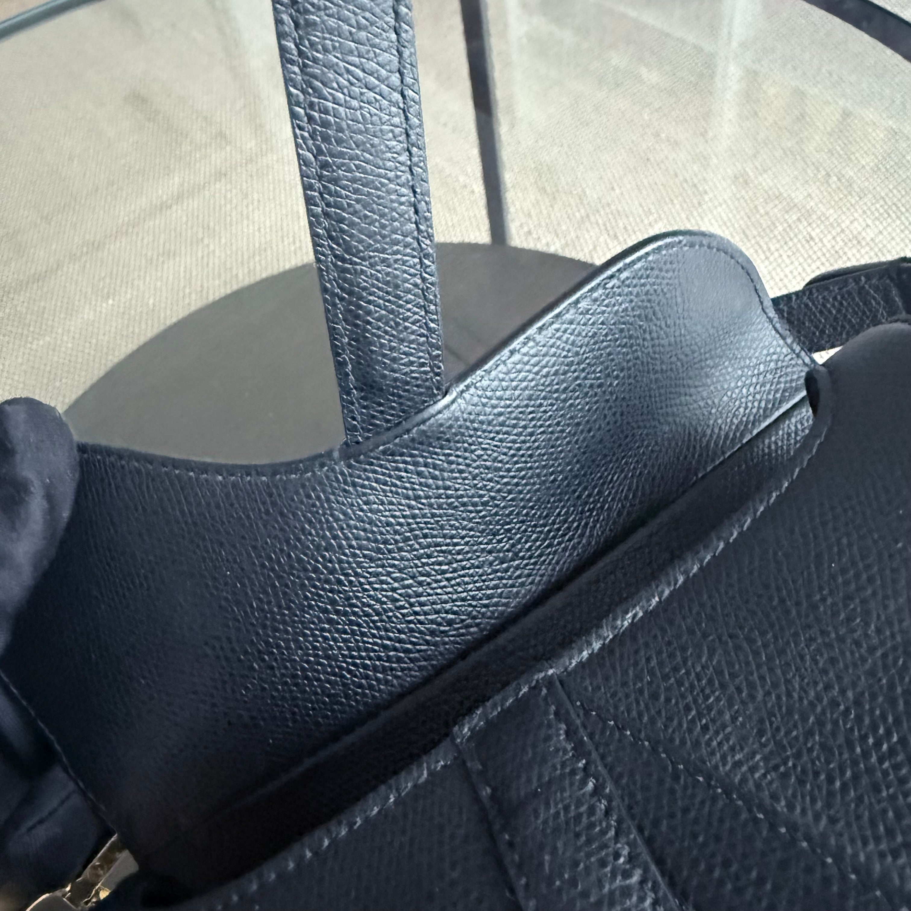 *With Strap, Caviar* Dior Saddle Small 21CM Caviar Black GHW