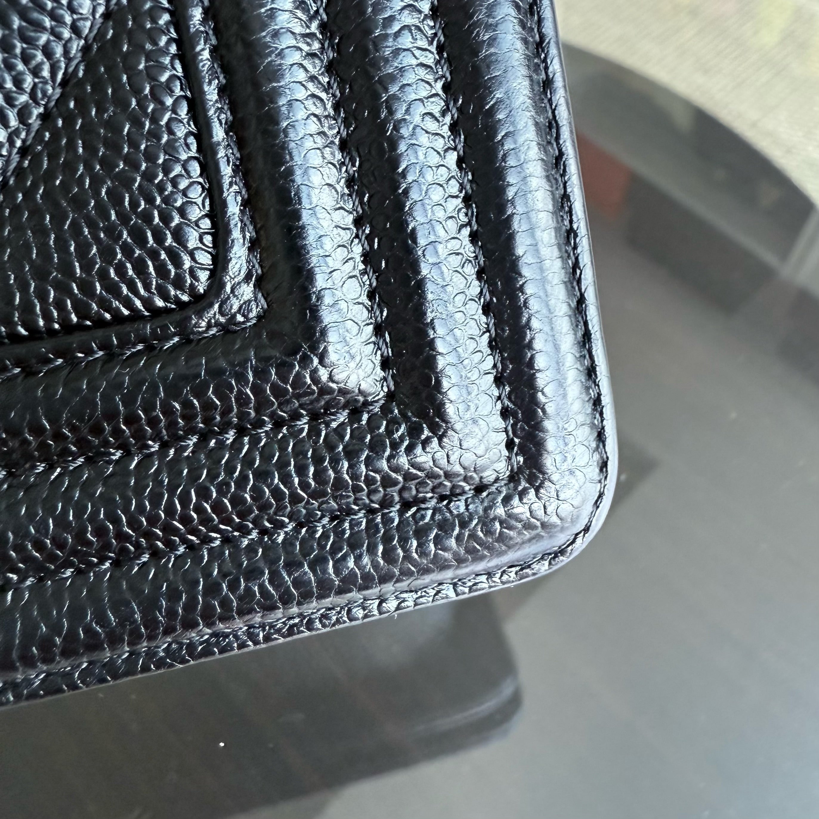 Chanel Boy Small - Caviar 20CM Quilted Black Gold Hardware Series 24