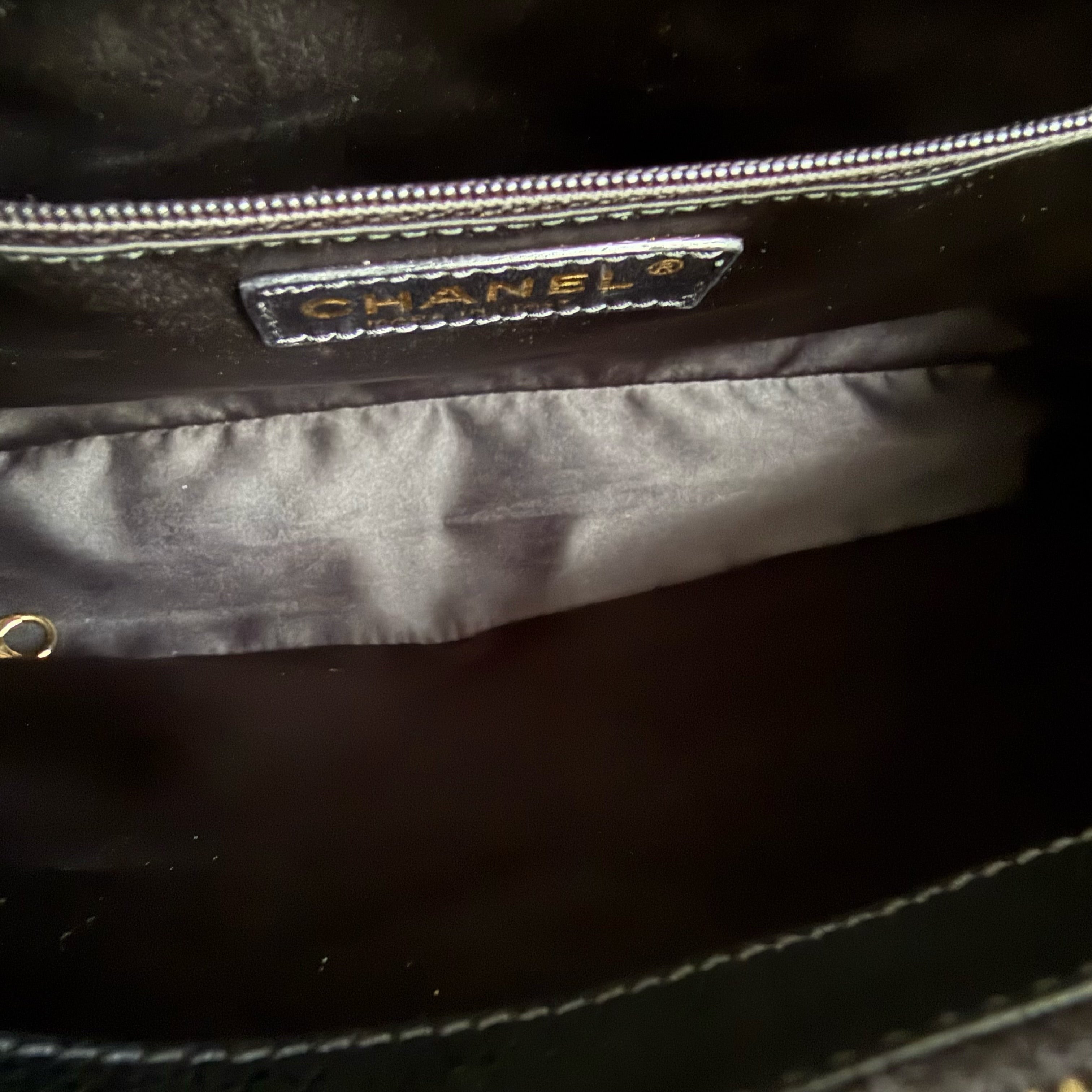 Chanel GST Grand Shopping Tote - Caviar Quilted Black Gold Hardware Series 13