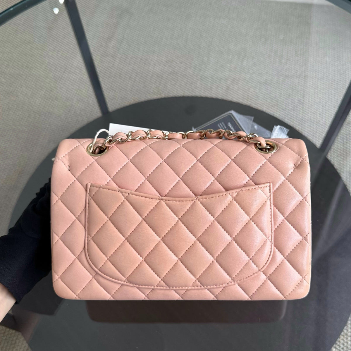 Chanel Classic Flap Small - Lambskin 23CM Light Pink Gold Hardware Series 31
