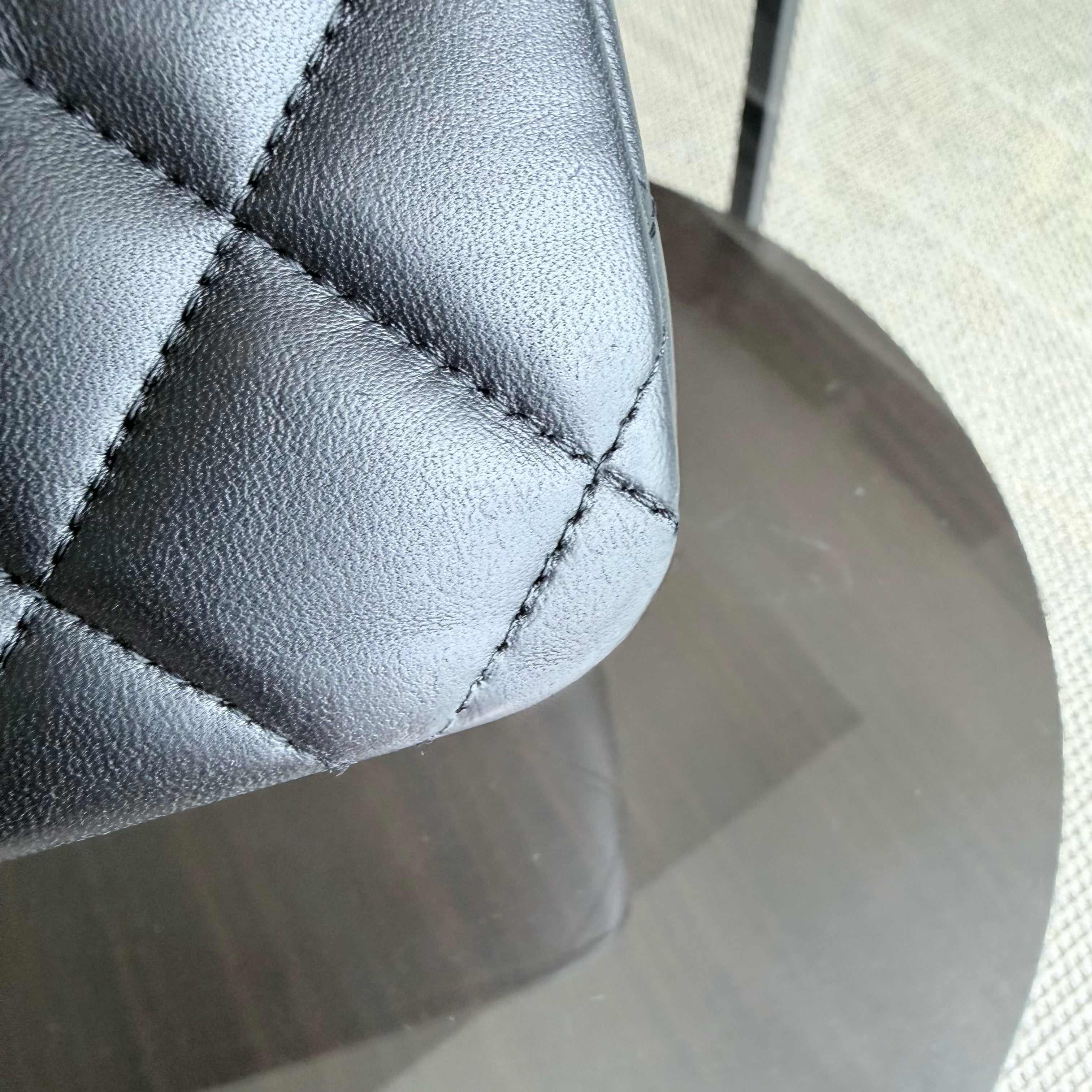 Chanel Classic Flap Jumbo - 30CM Single Flap Quilted Lambskin Black Gold Hardware Series 14