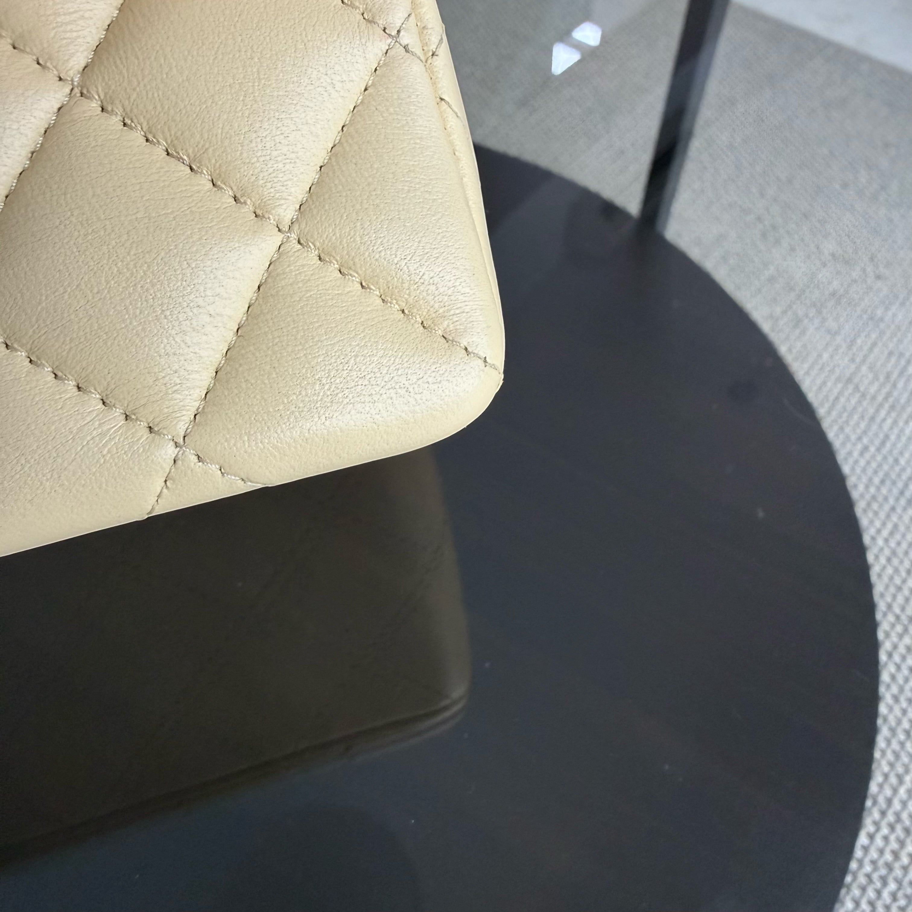 Chanel Classic Flap Small - Lambskin 23CM Light Yellow Gold Hardware Series 30