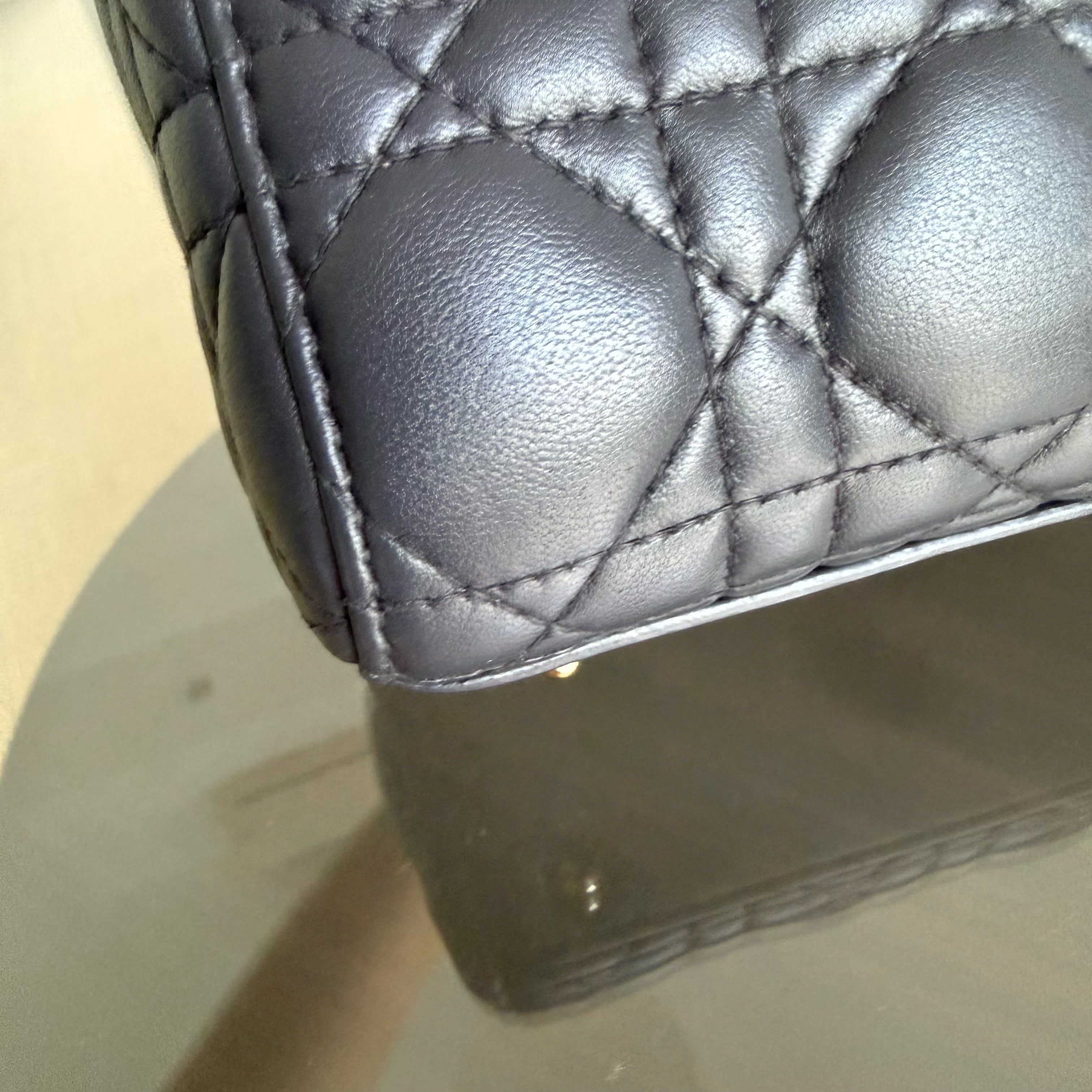 Dior Lady Small - Cannage Lambskin Gold Hardware