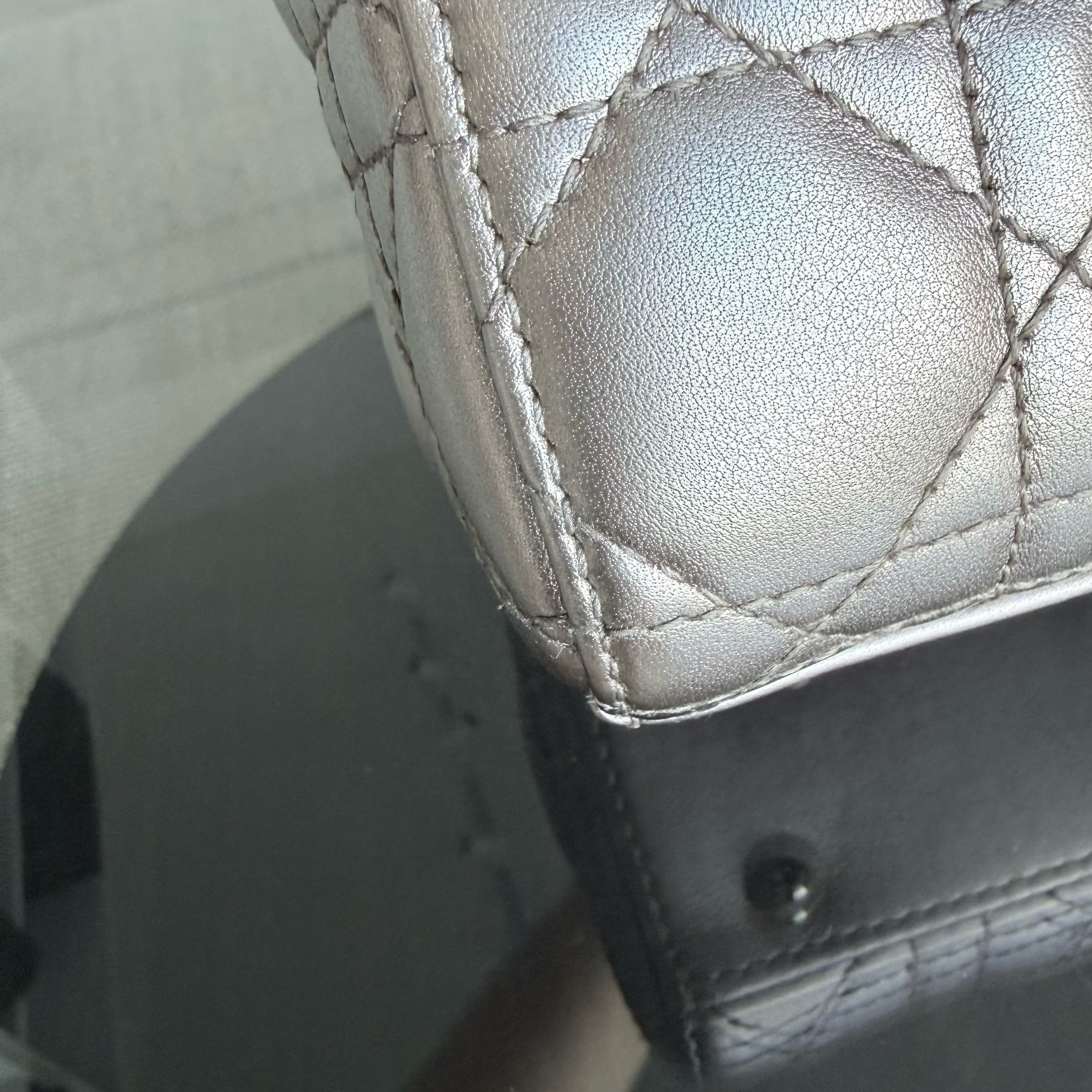 Dior Lady Small Flap ABC - Cannage Calfskin Gold Gold Hardware MyABC