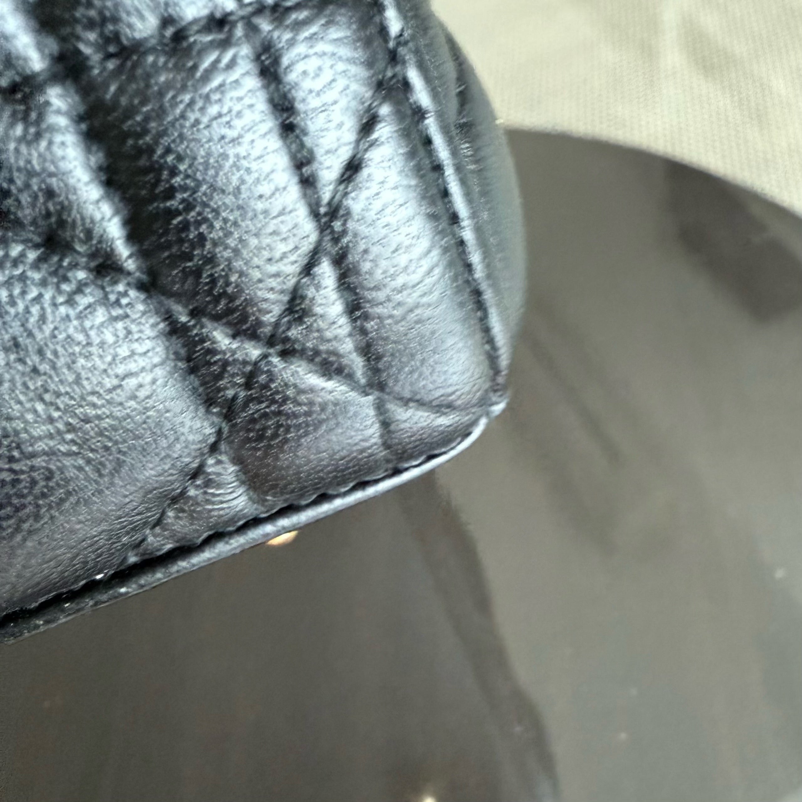 Dior Lady Medium - Canange Lambskin Black Gold Hardware