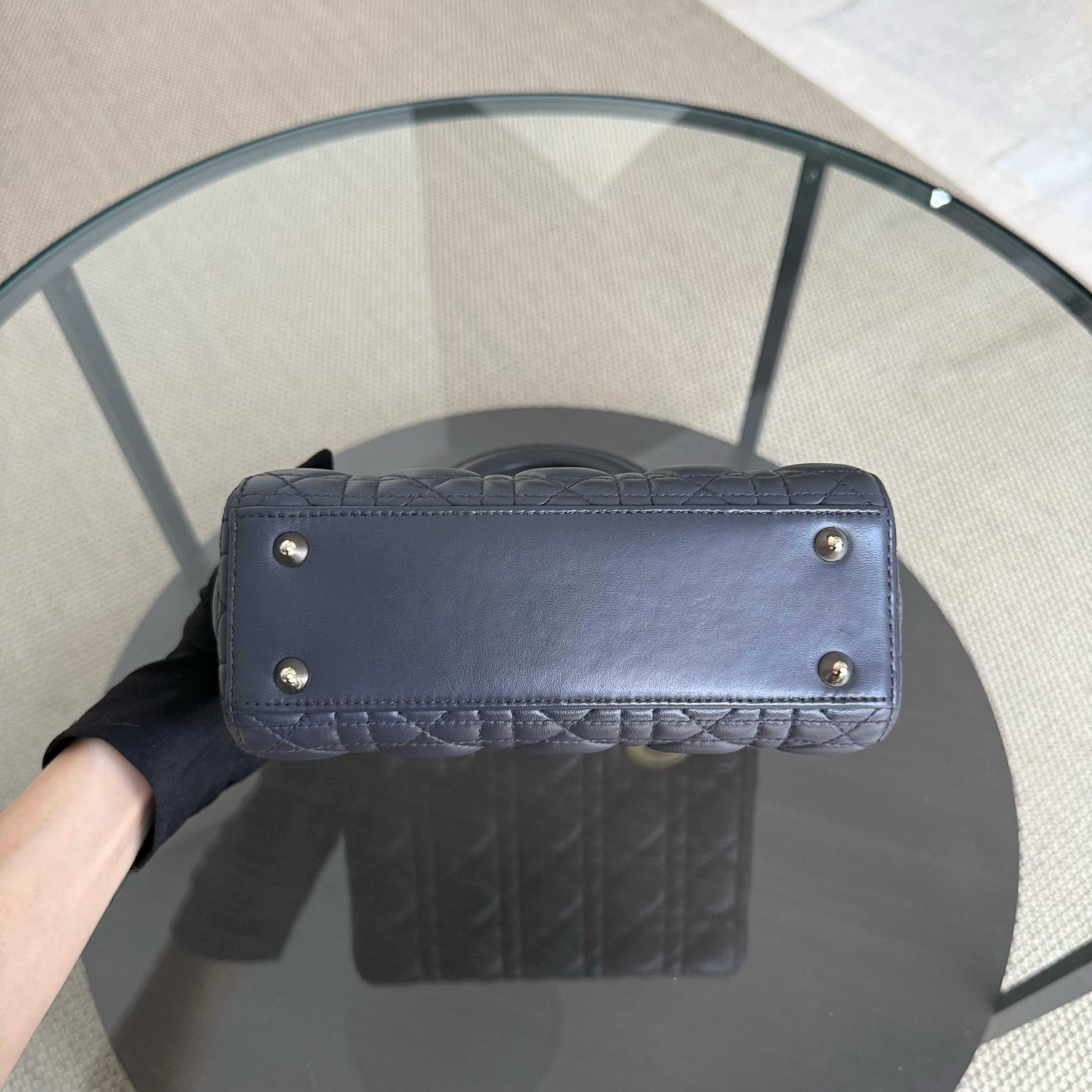 Dior Lady Small - Cannage Lambskin Gold Hardware