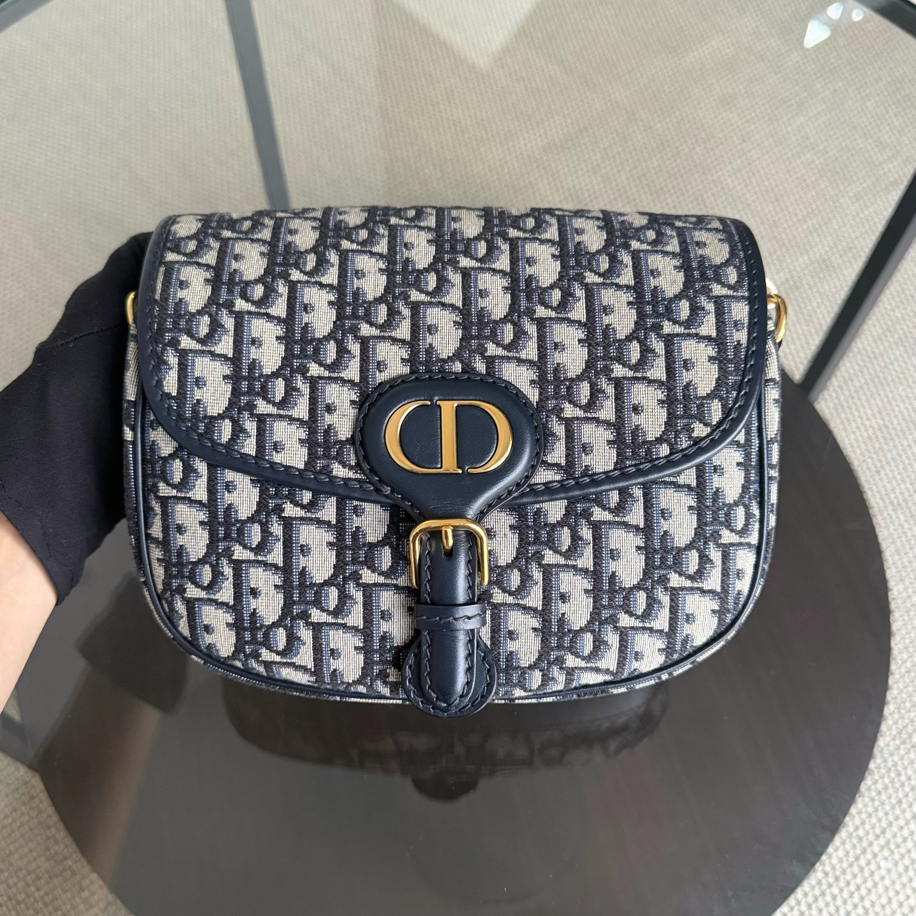 Dior Bobby Medium - 22cm Monogram Gold Hardware