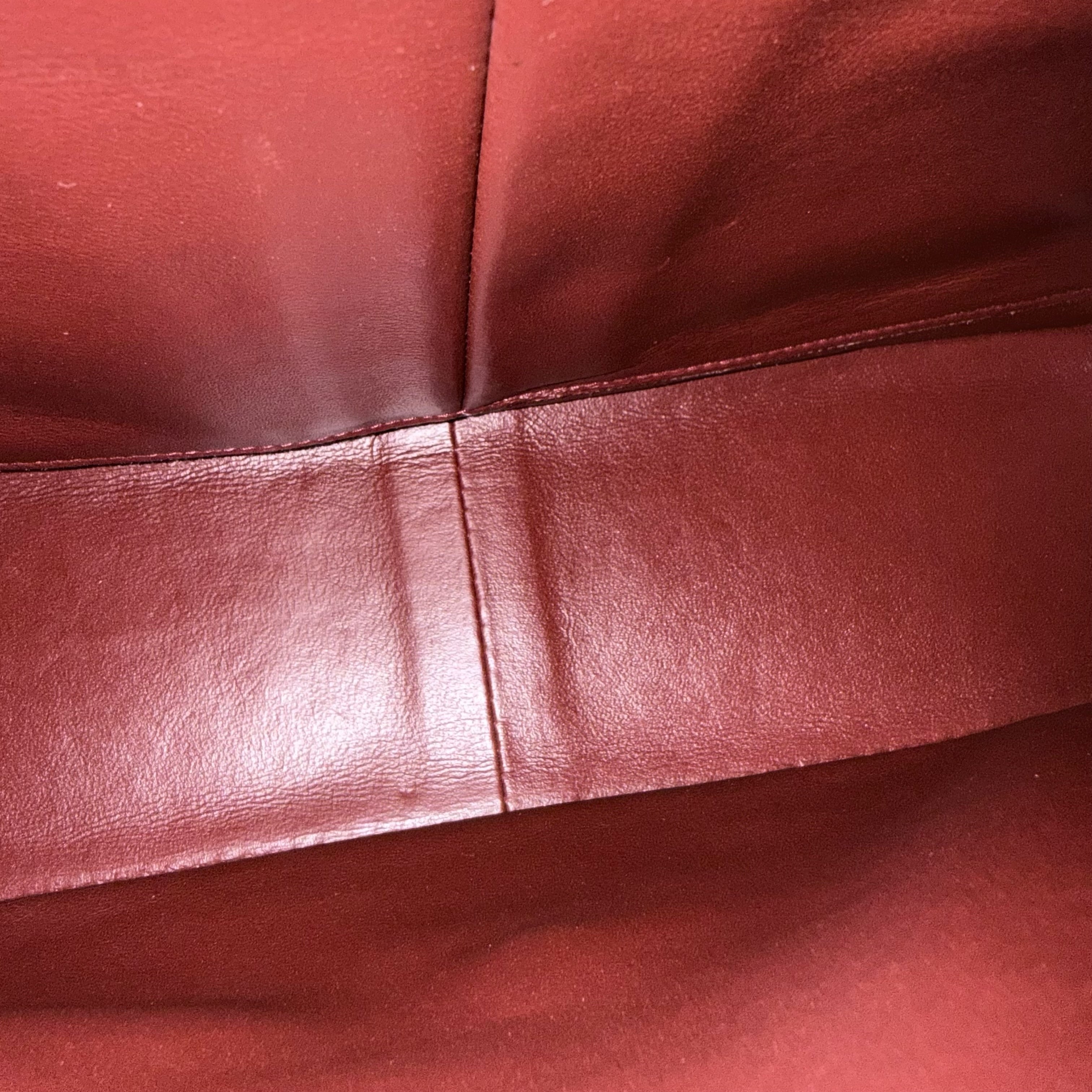 Chanel Classic Flap Jumbo - Caviar 30CM Double Flap Quilted Burgundy Gold Hardware