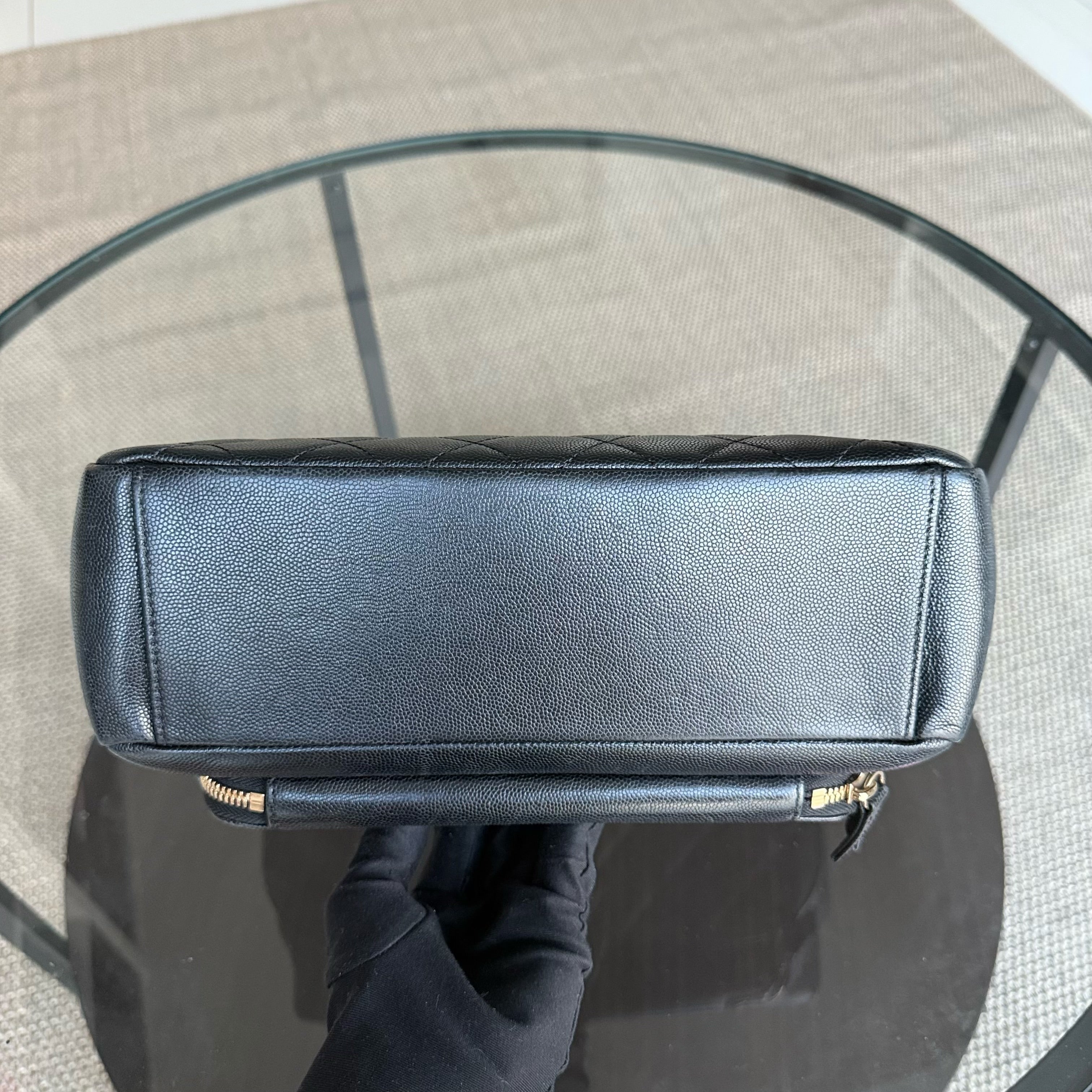 Chanel Business Affinity Large - 27CM Caviar Quilted Black Gold Hardware Series 23