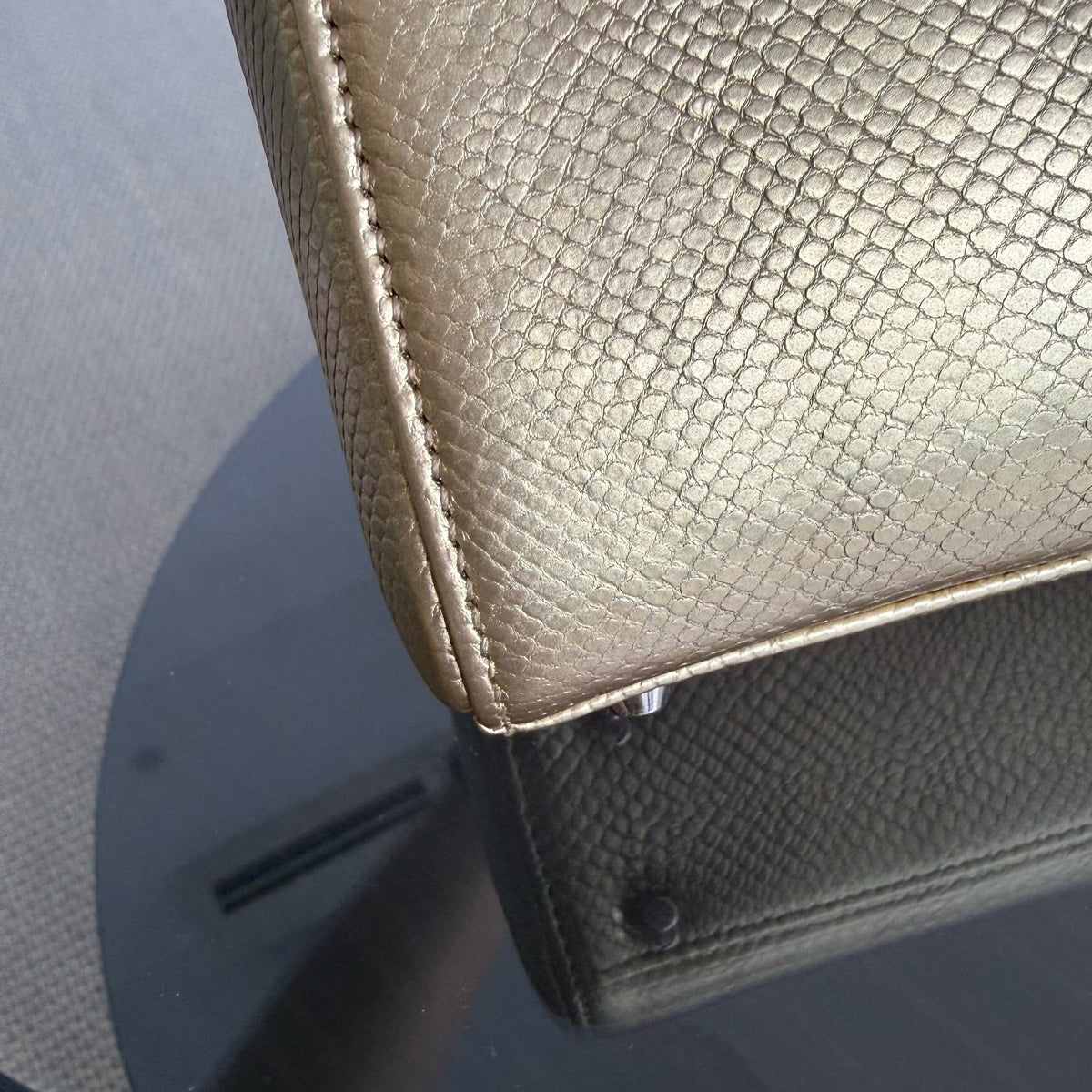 Dior Lady Mini - Exotic Lizard Gold Hardware