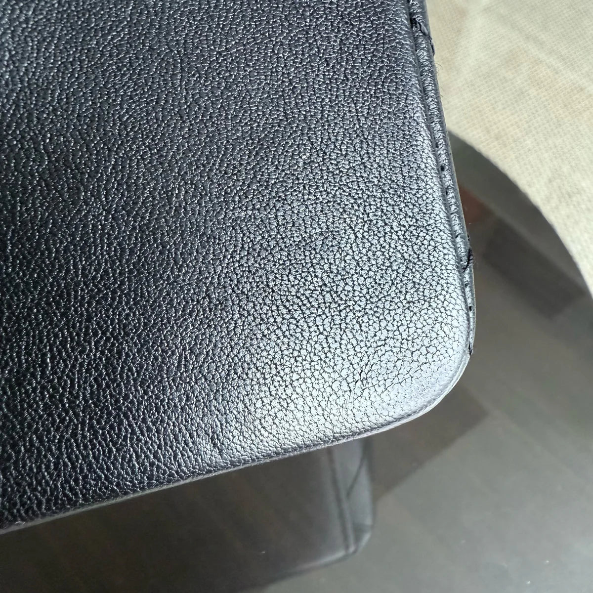 Chanel Seasonal Flap Mademoiselle - Quilted Calfskin Black Gold Hardware Series 21