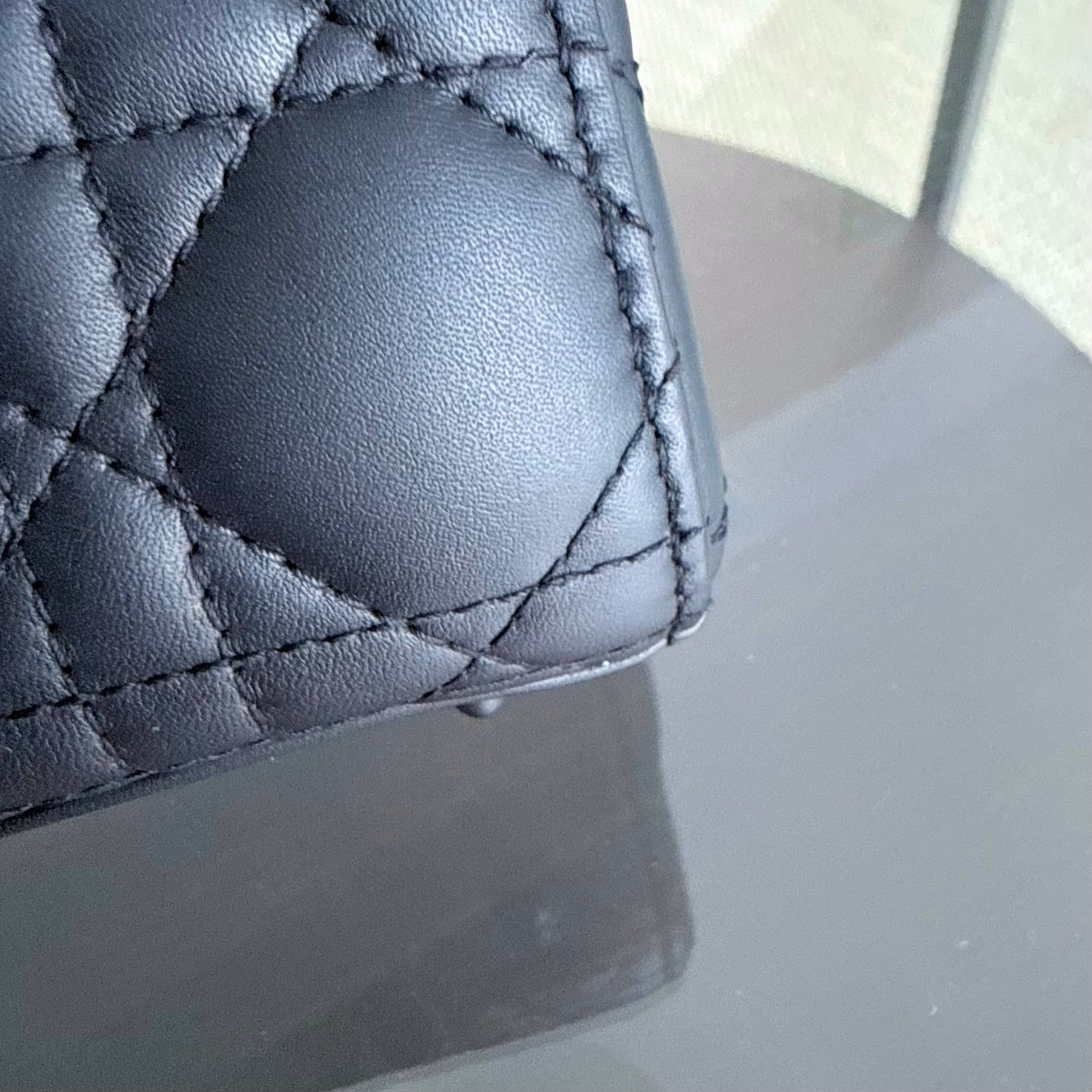 Dior Lady Small MyABC Flap - Cannage Calfskin So Black Hardware