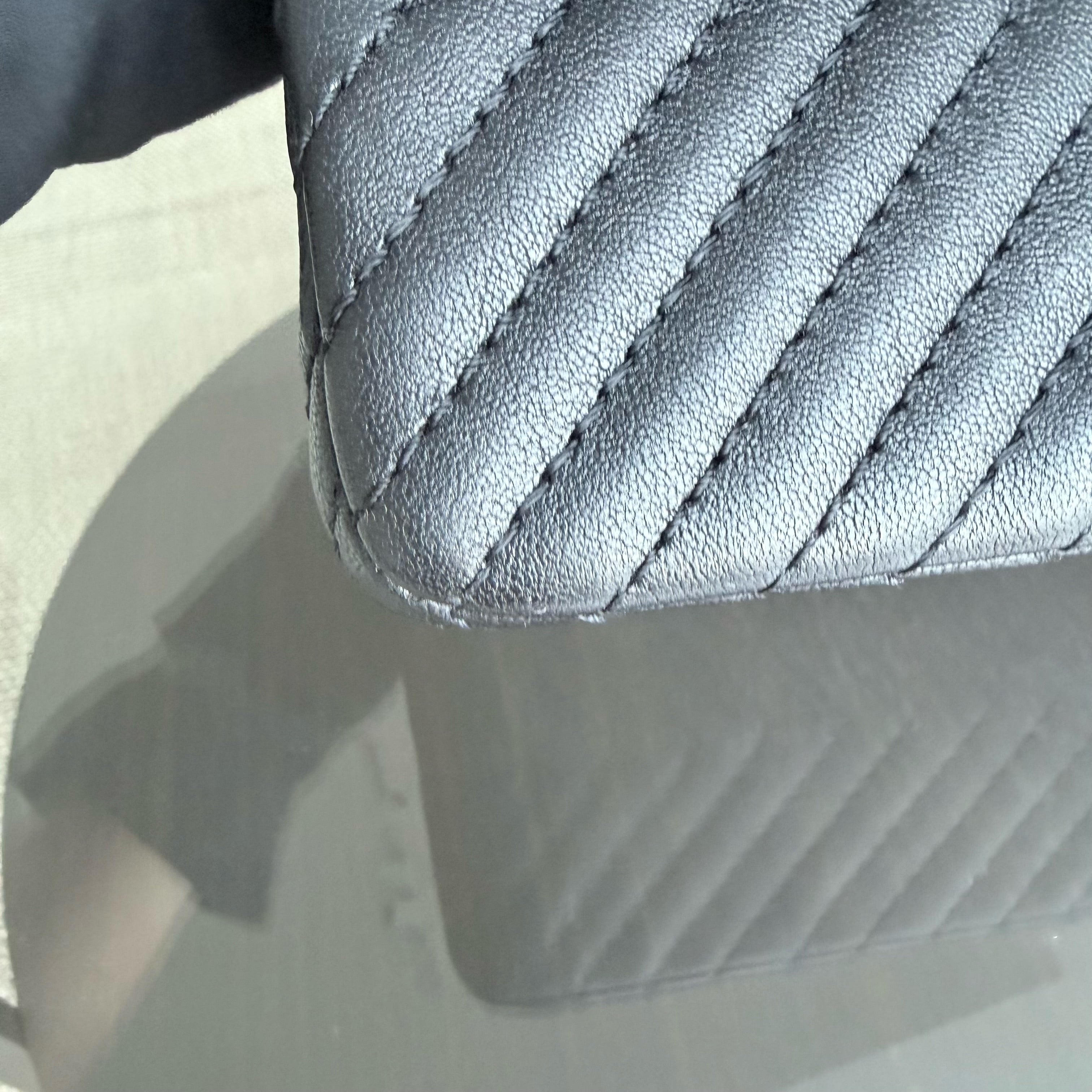 Chanel 2.55 Reissue 226 - 28CM Chevron Aged Calfskin Black Gold Hardware Series 23