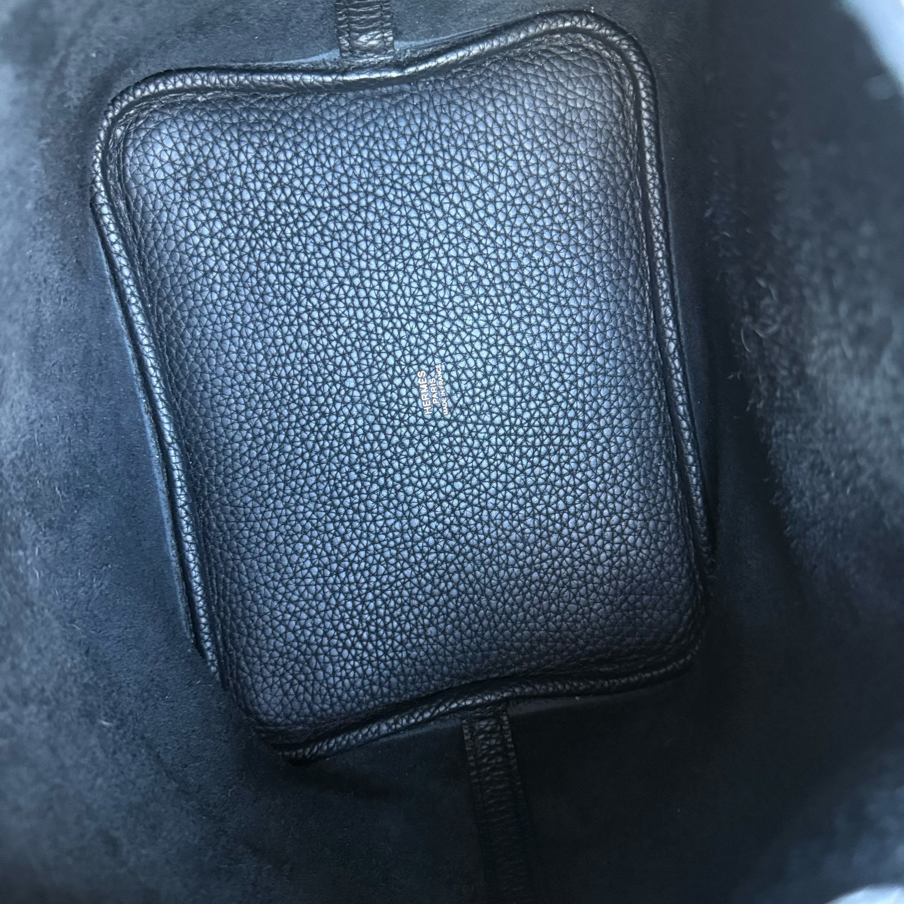 Hermes Picotin 22 - Noir Clemence Golden Hardware