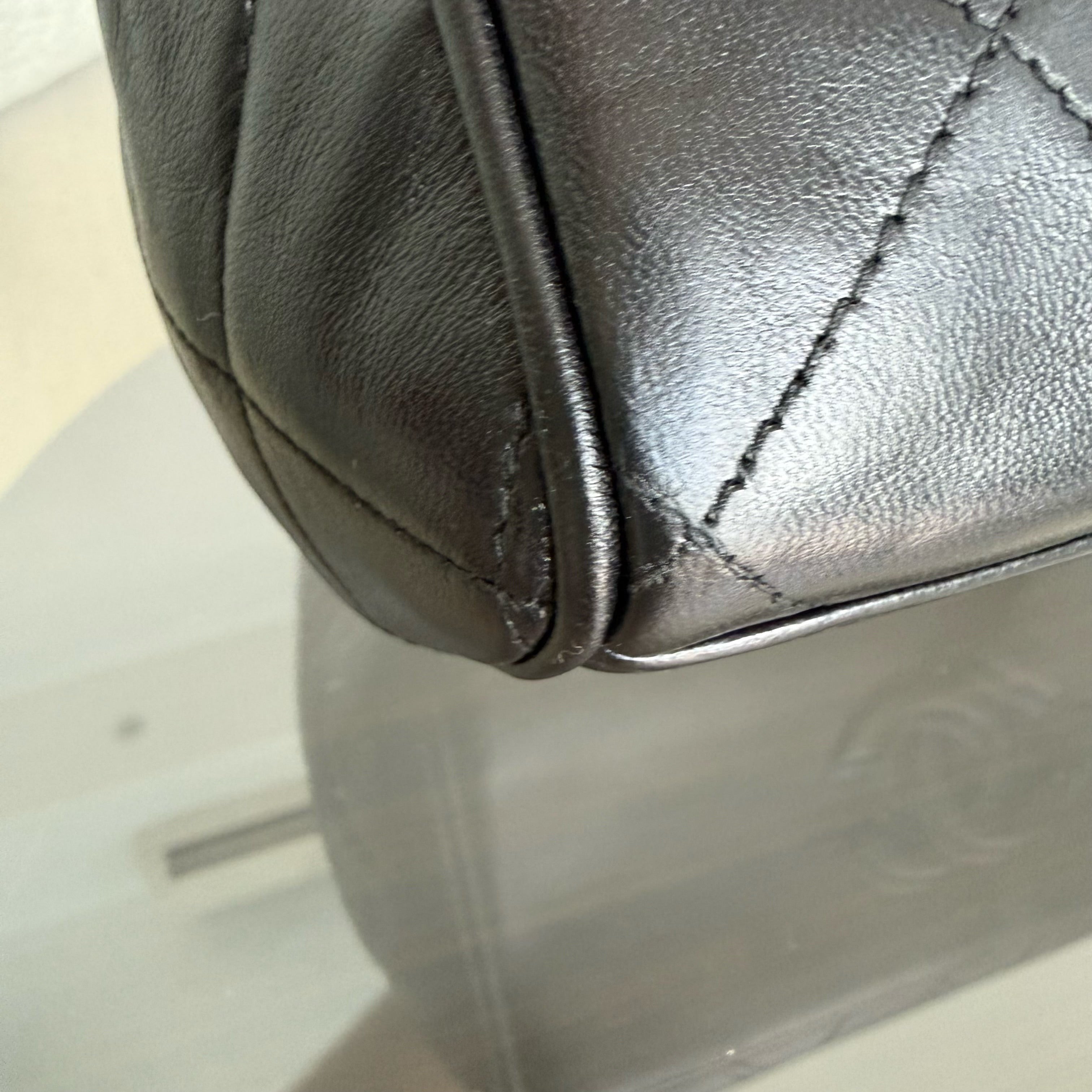Chanel Clutch With Chain - Lambskin Quilted Black 24K Gold Hardware Series 3