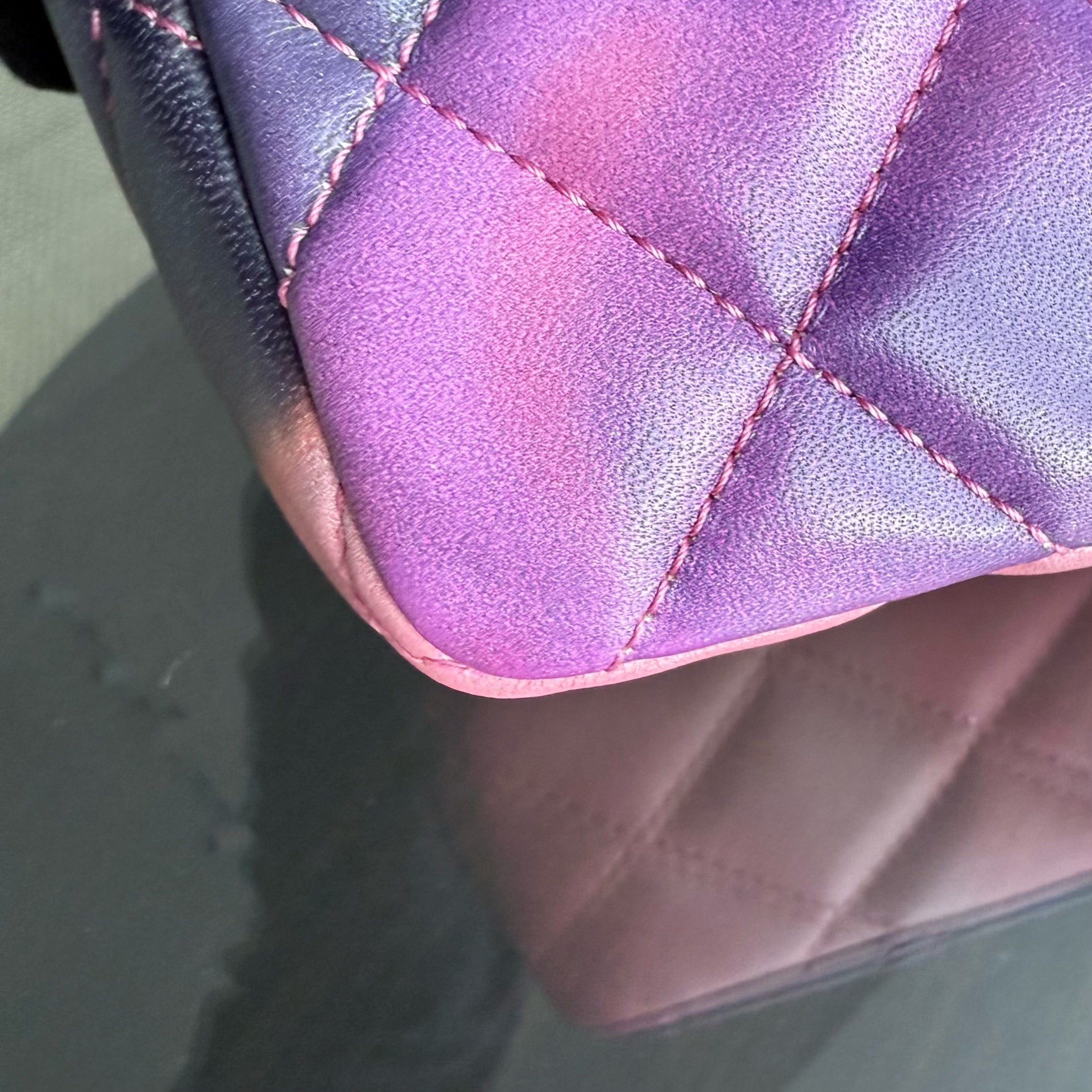 Chanel Classic Flap Small - Flower Power Quilted Lambskin Limited Edition Black Hardware Series 21