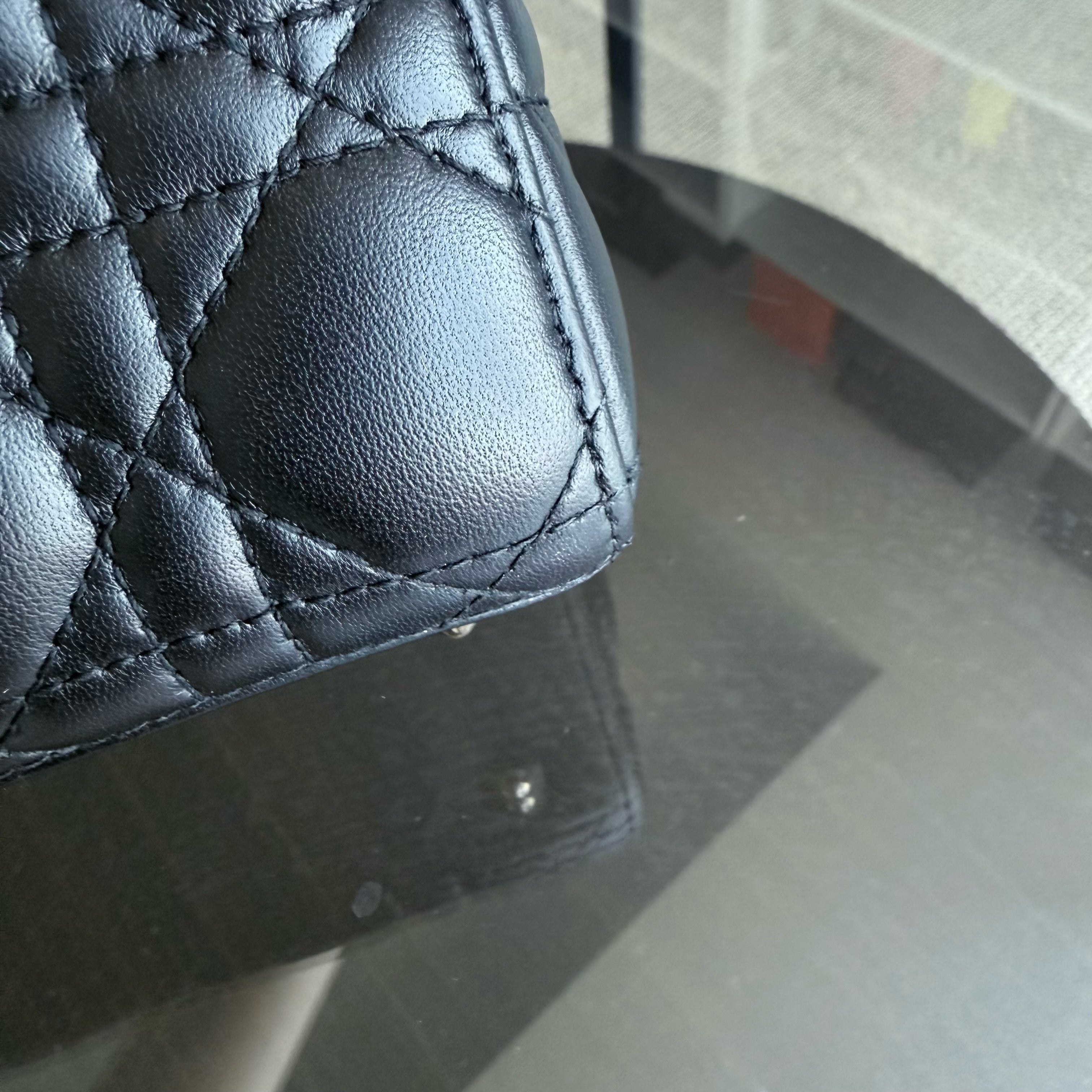 Dior Lady Small Flap MyABC - Cannage Lambskin Black Gold Hardware ABC Charm