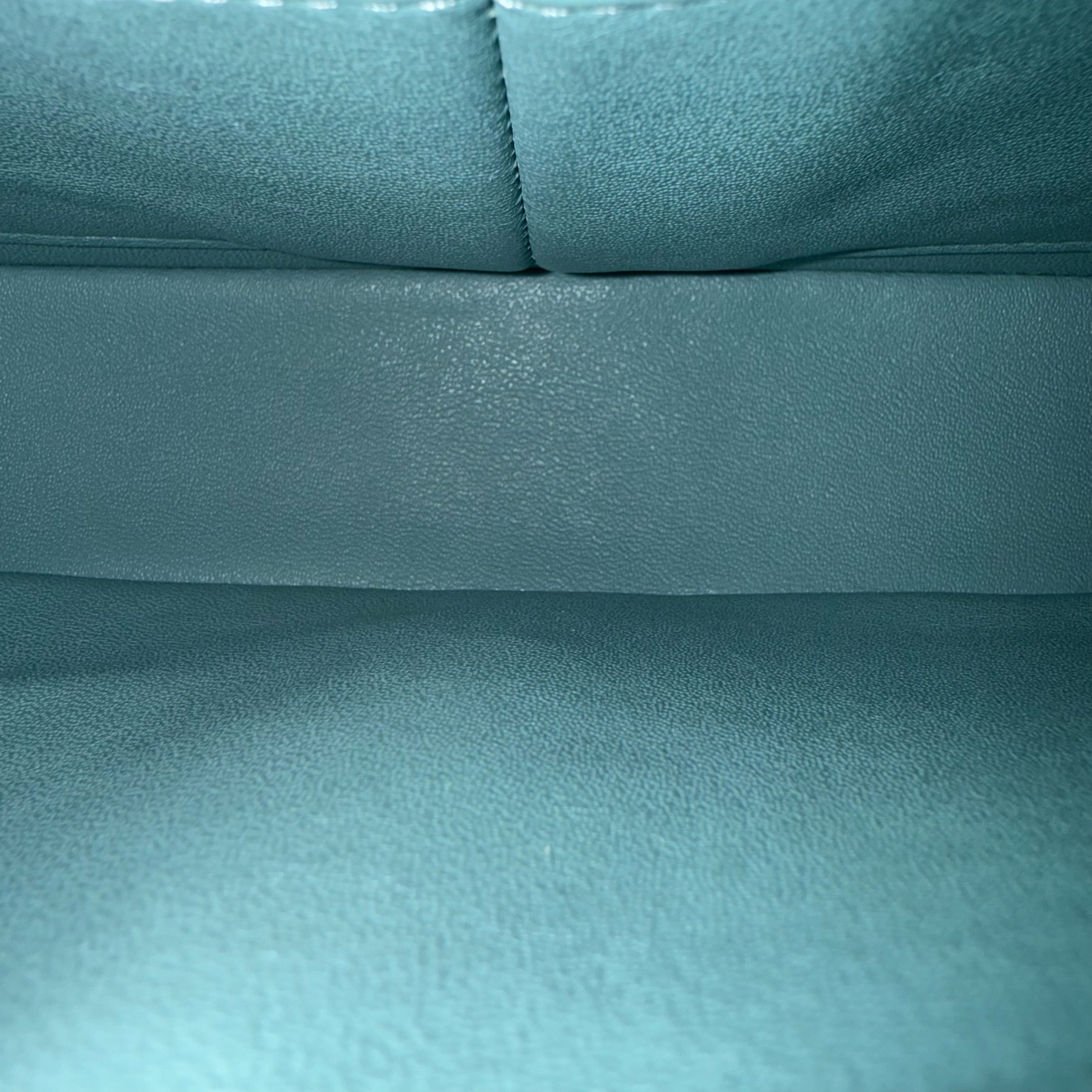 Chanel Classic Flap Small - Caviar 23CM Quilted Mint Green Blue Gold Hardware Series 29