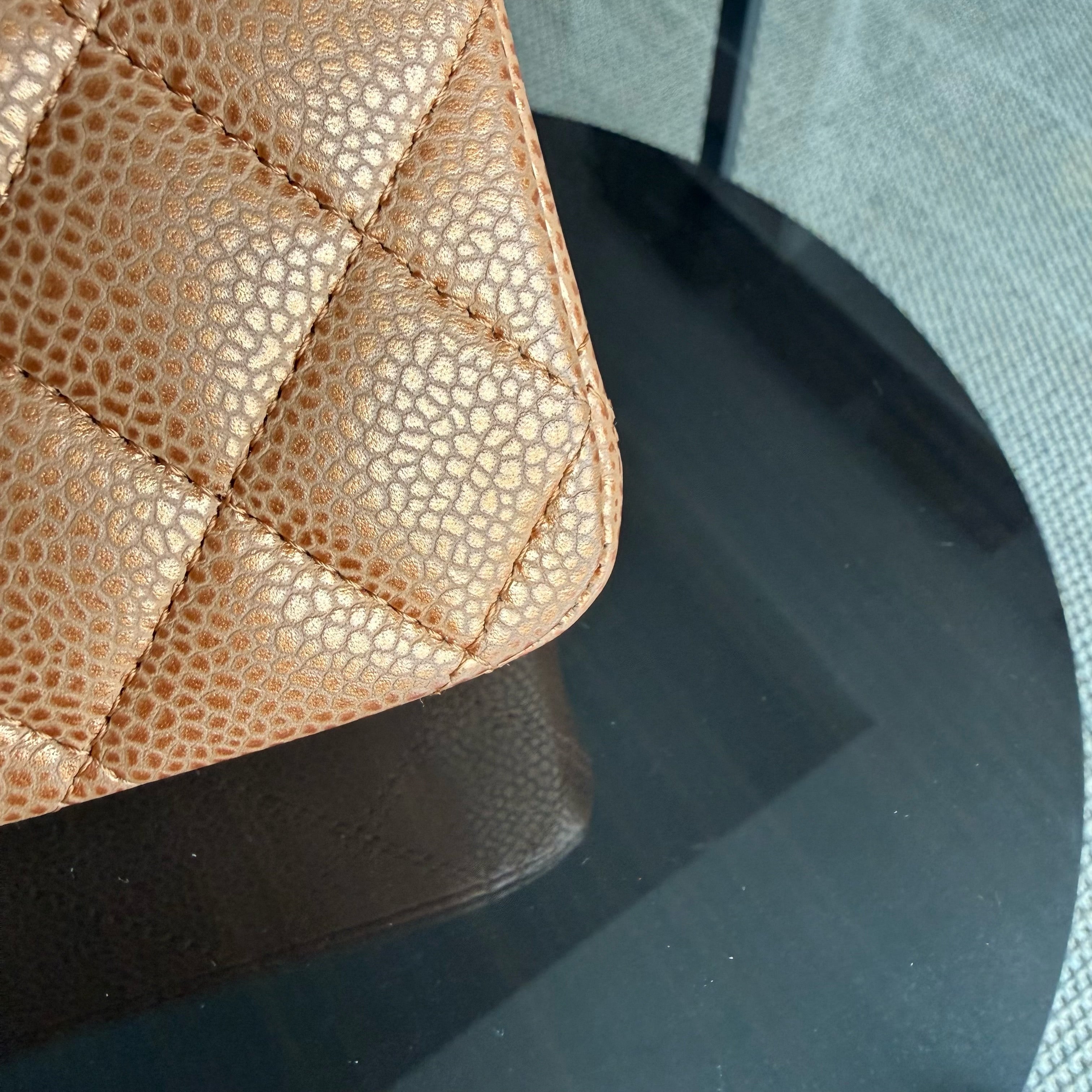 Chanel Classic Flap Medium - 25CM Quilted Caviar Gold Gold Hardware Series 14