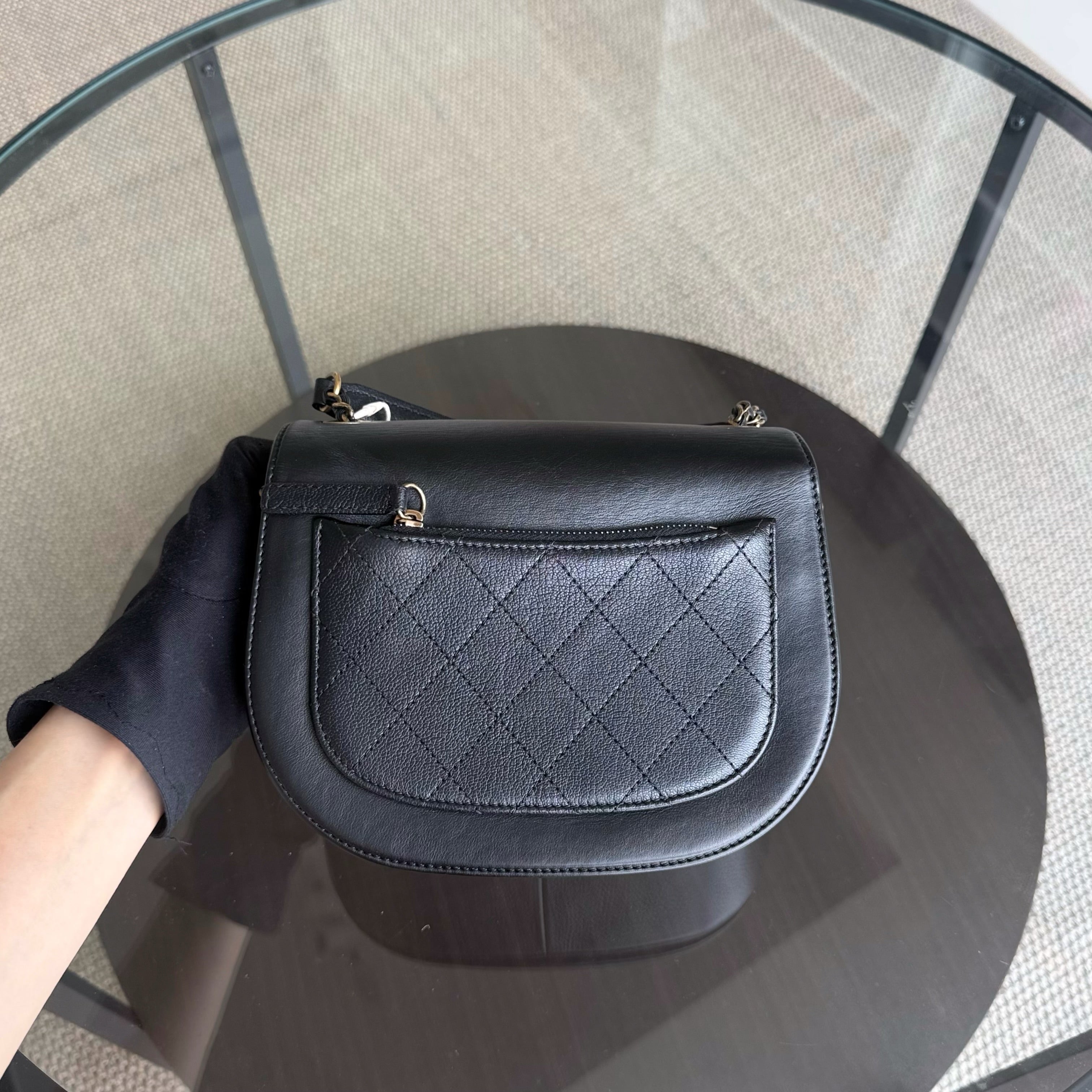 Chanel Coco Curve Cuba - Quilted Calfskin Black Gold Hardware Series 23