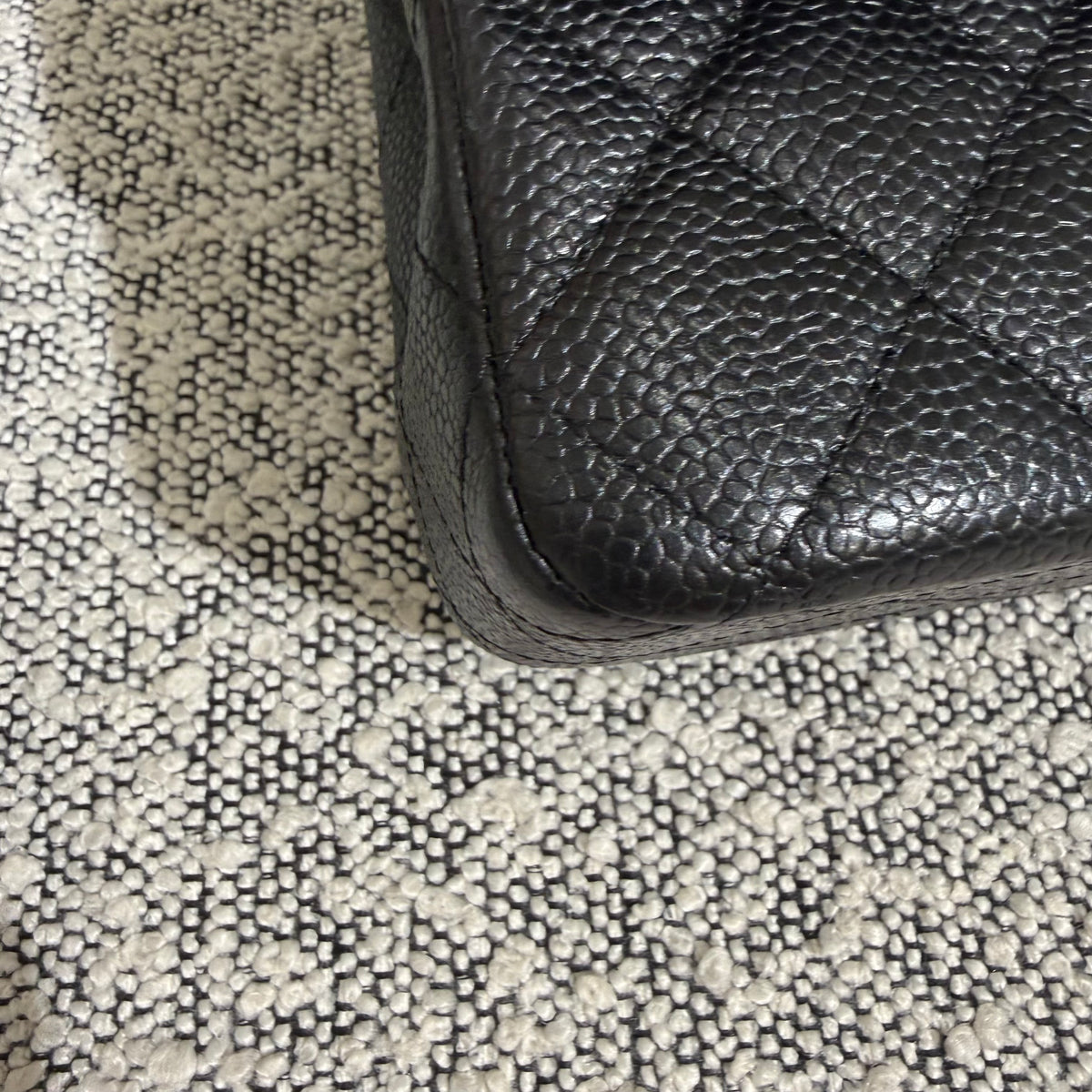 Chanel Classic Flap Medium - 25CM Quilted Caviar Black Gold Hardware
