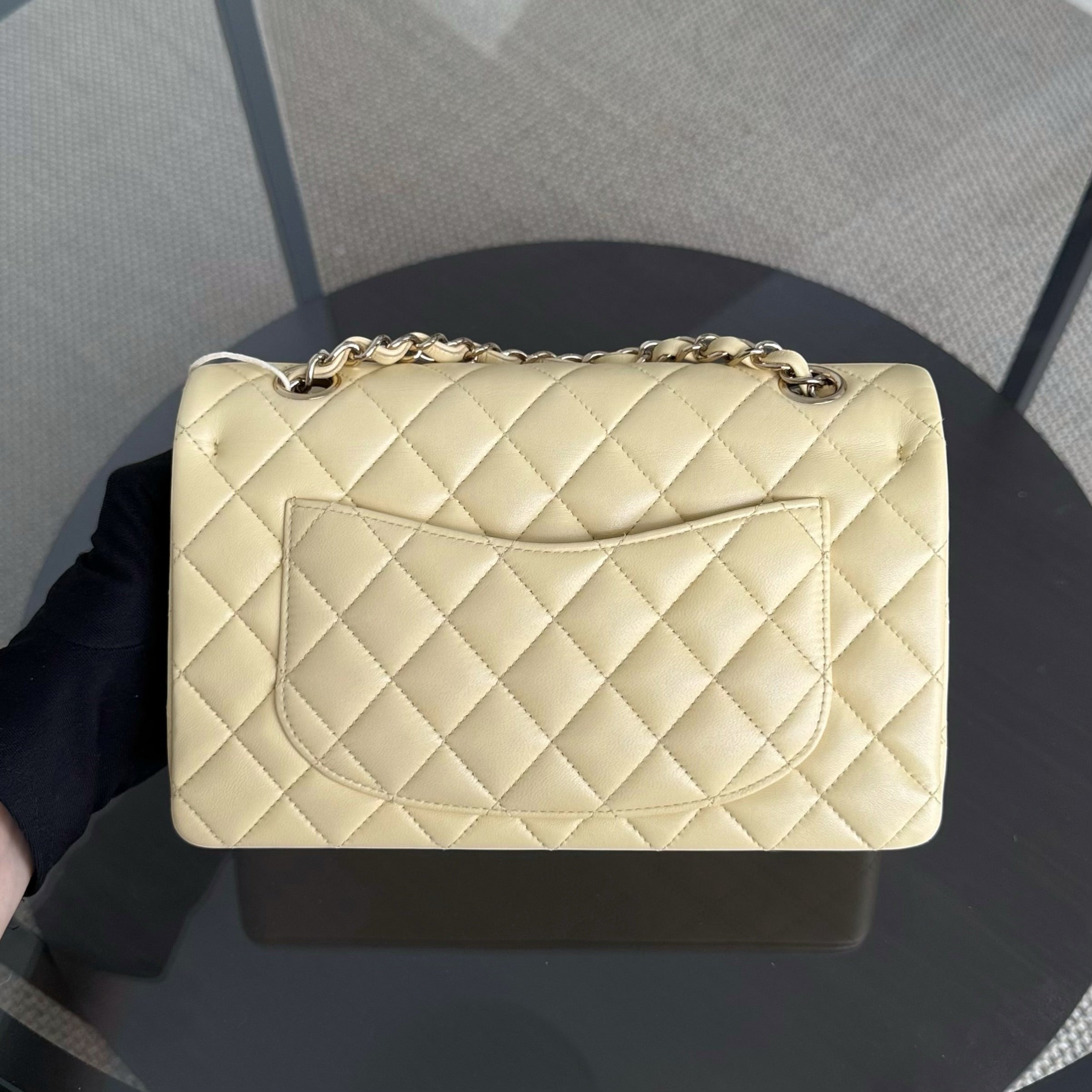 Chanel Classic Flap Small - Lambskin 23CM Light Yellow Gold Hardware Series 30
