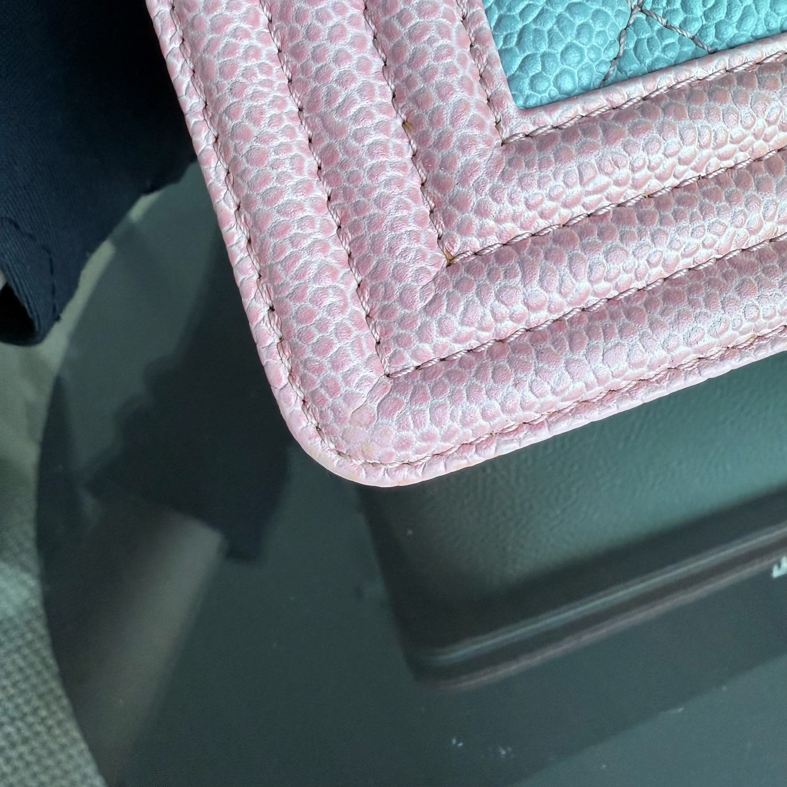 Chanel Boy Medium - Caviar 25CM Quilted Grained Calfskin Rainbow Limited Edition Series 25