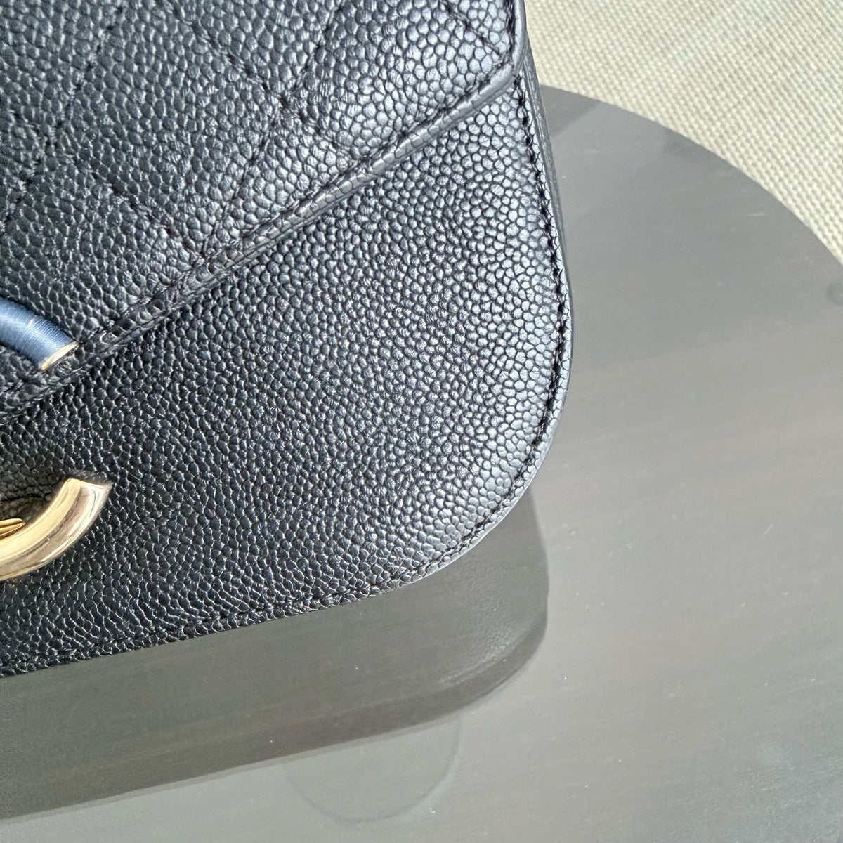 Chanel Coco Curve Cuba - 21CM Caviar Black Gold Hardware Series 25