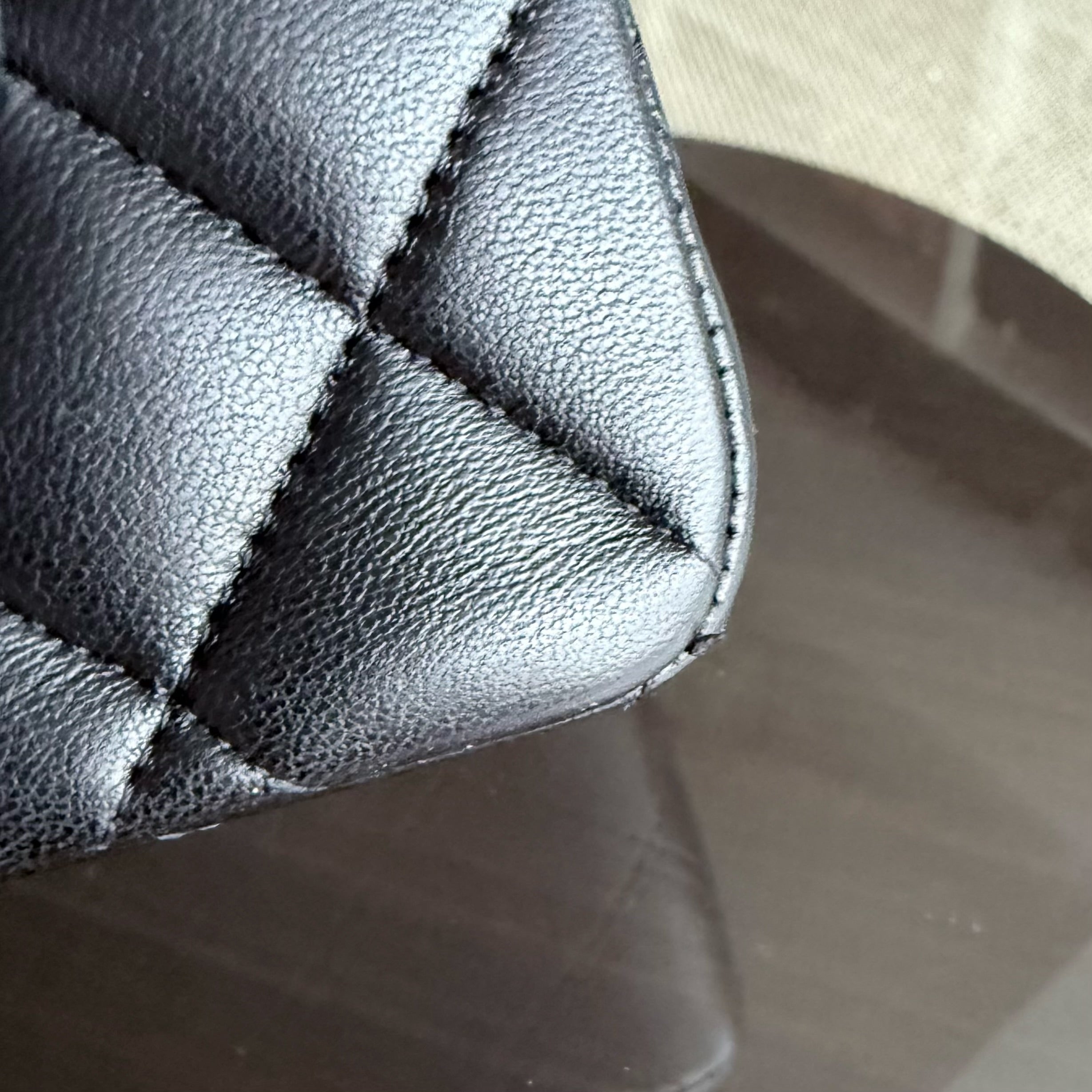 Chanel Classic Flap Small - Lambskin 23CM Quilted Black Silver Hardware Series 14