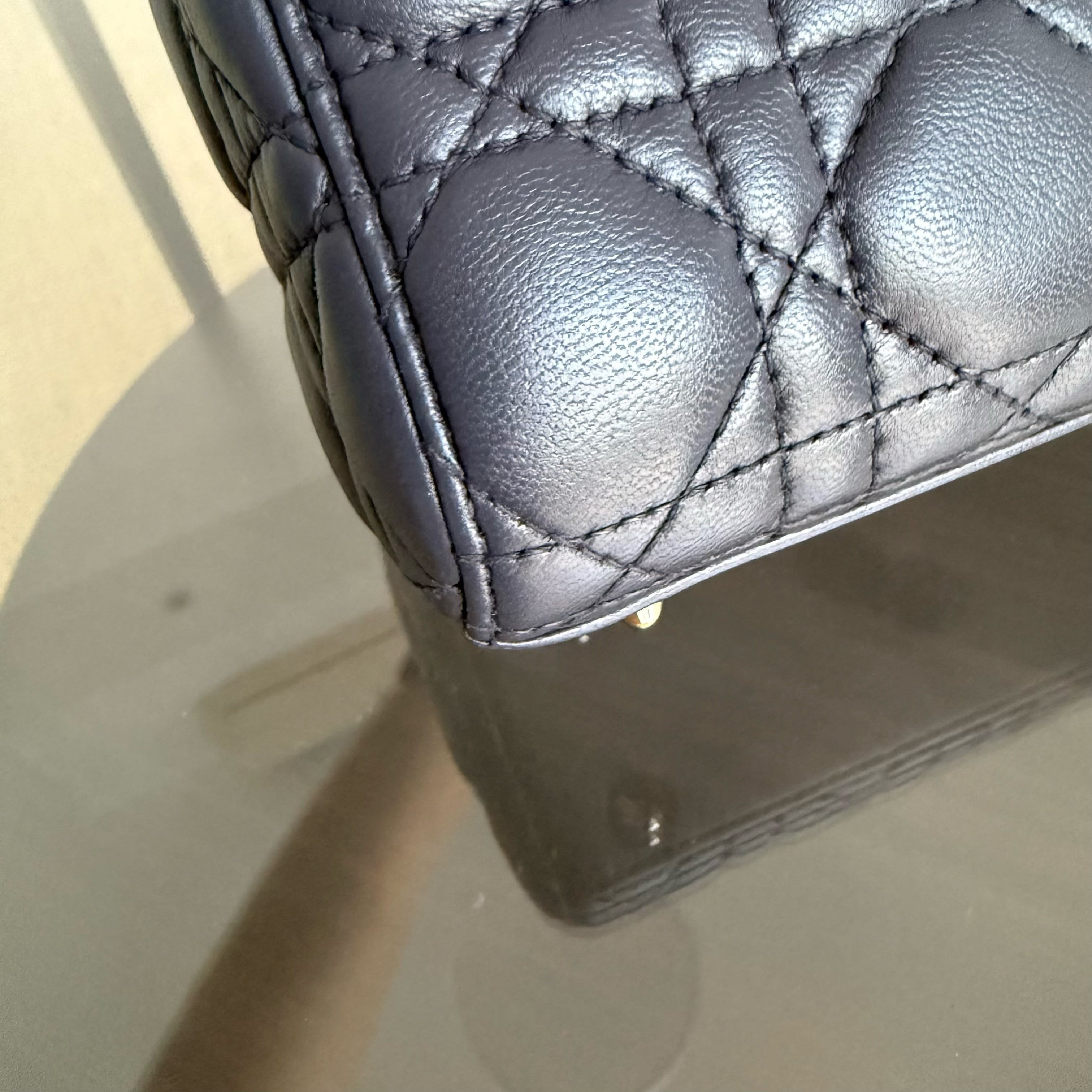 Dior Lady Small - Cannage Lambskin Gold Hardware
