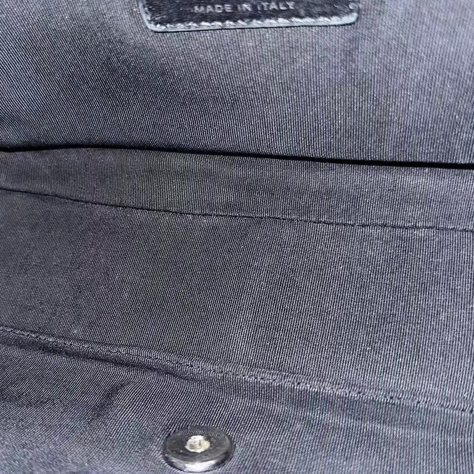 Chanel Seasonal Flap - Studded 25CM Chevron Calfskin Black Silver Hardware Series 24