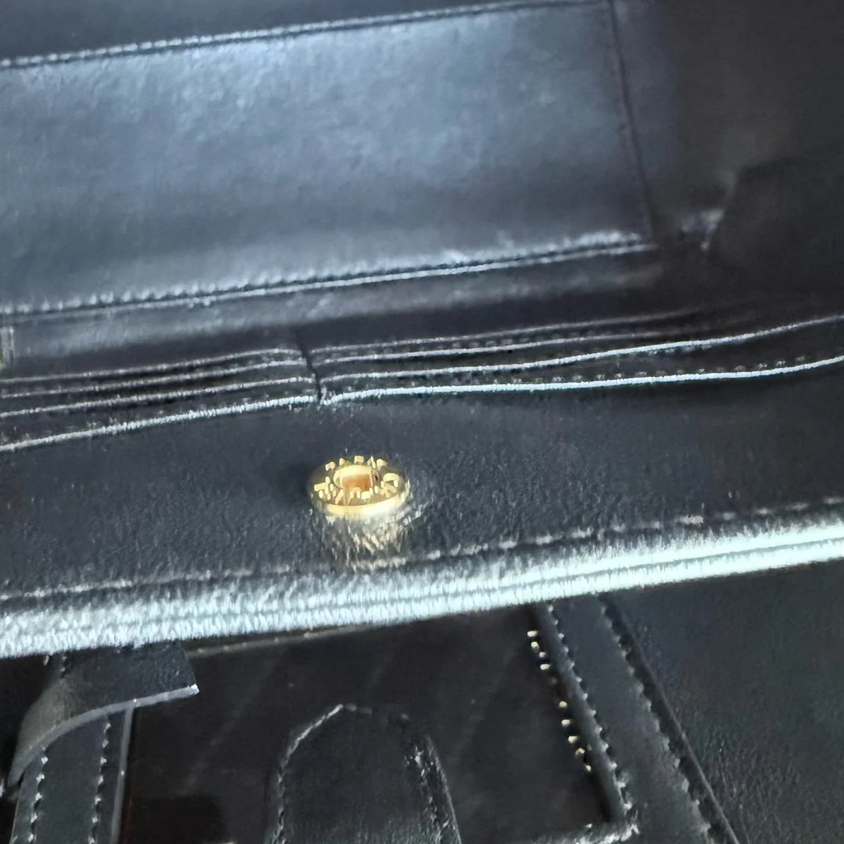 Chanel Camera Filigree Box Bag Large - Caviar Quilted Grained Calfskin Black Beige Gold Hardware Series 23