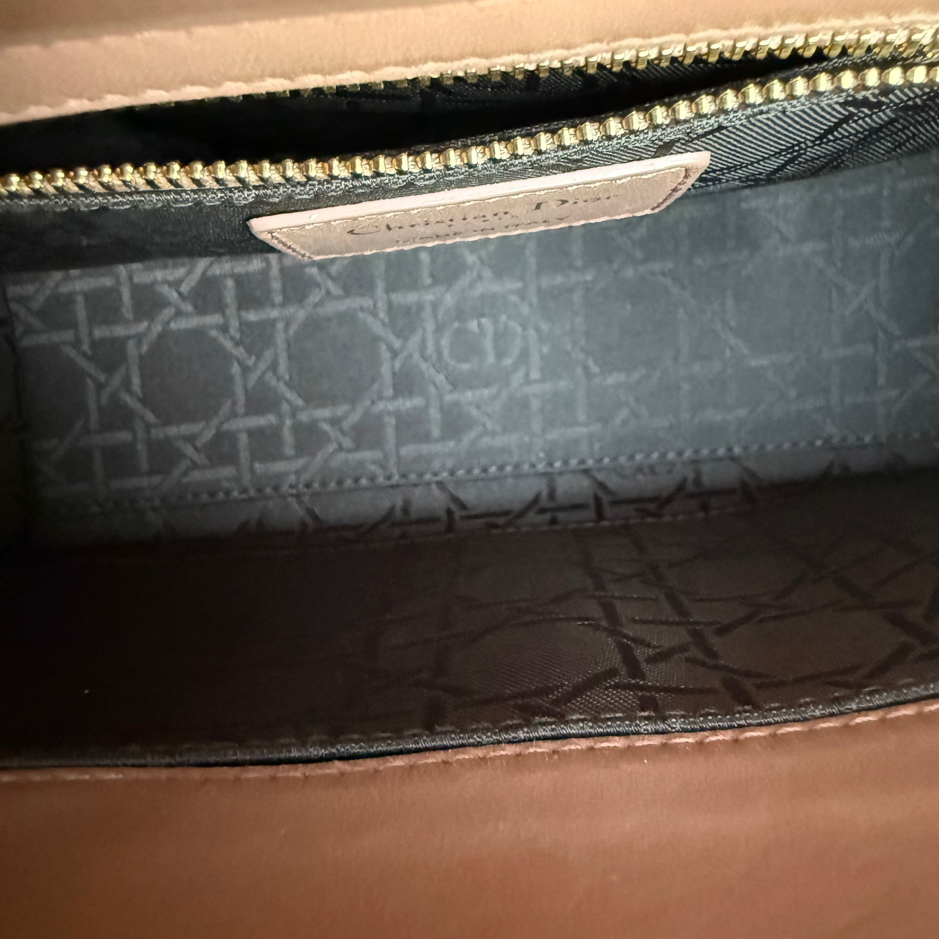 Dior Lady MyABC Small Flap - Cannage Lambskin Blush Pink Gold Hardware