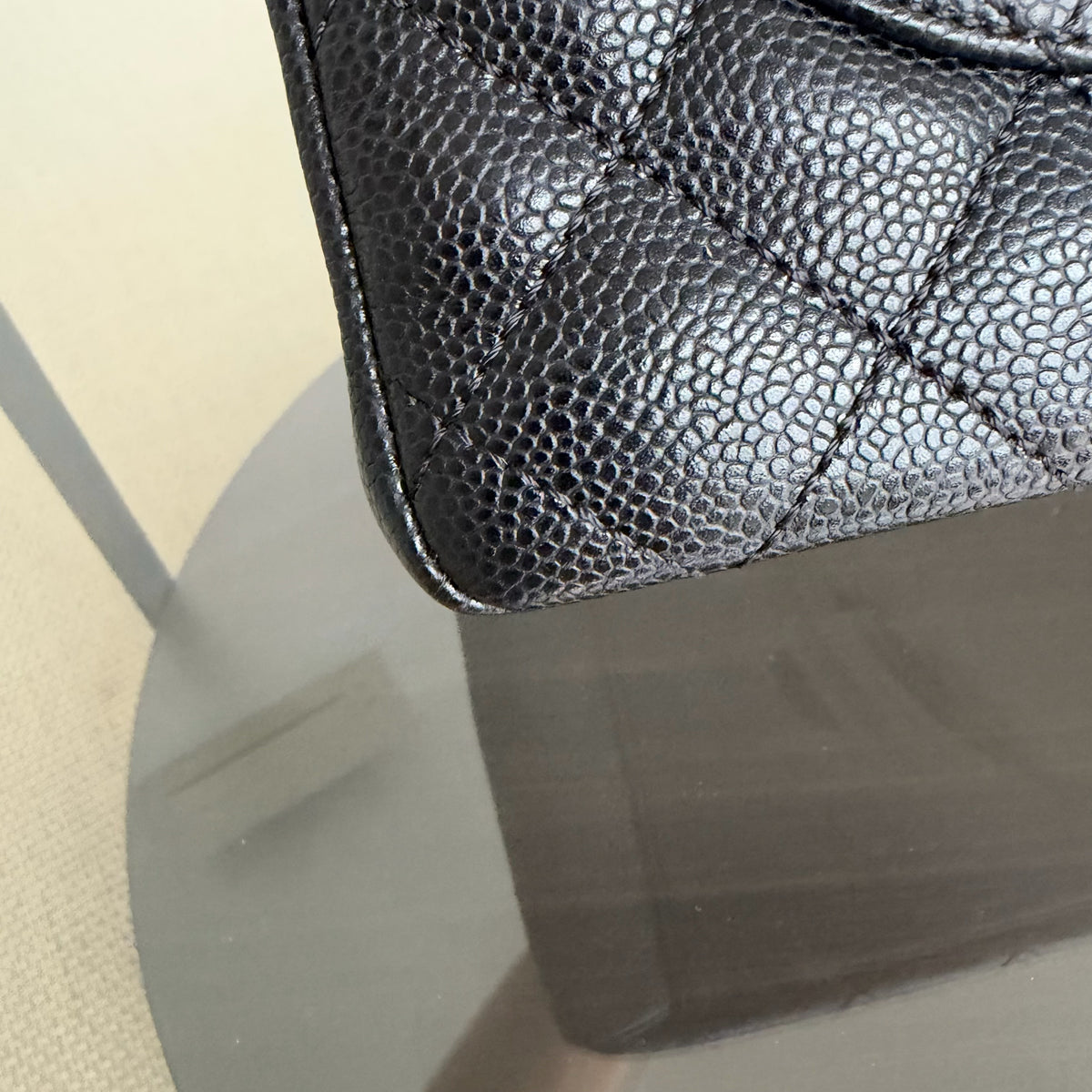 Chanel GST Grand Shopping Tote - Caviar Quilted Black Gold Hardware