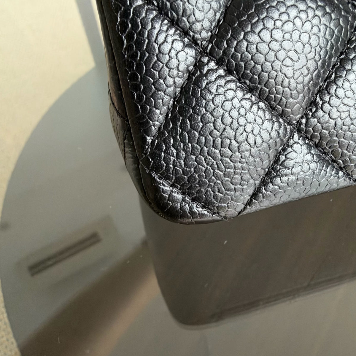 Chanel Classic Flap Medium - Caviar 25CM Quilted Black Silver Hardware Series 21