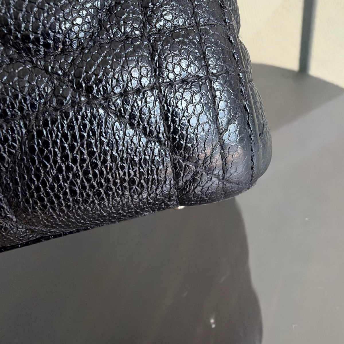 Dior Lady Medium - Cannage Caviar Black Silver Hardware